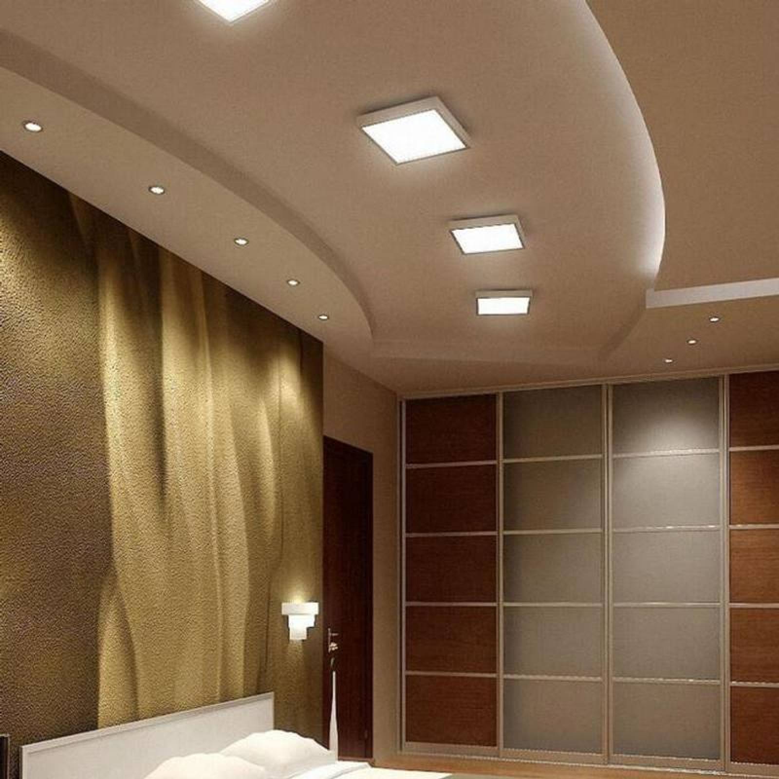 Lampara de Pared Decorativo MXLTS-028 4 pzas 22W 3000K 1900 Lm Sobreponer LED Banco CálidoAluminio Satín, LightSlim