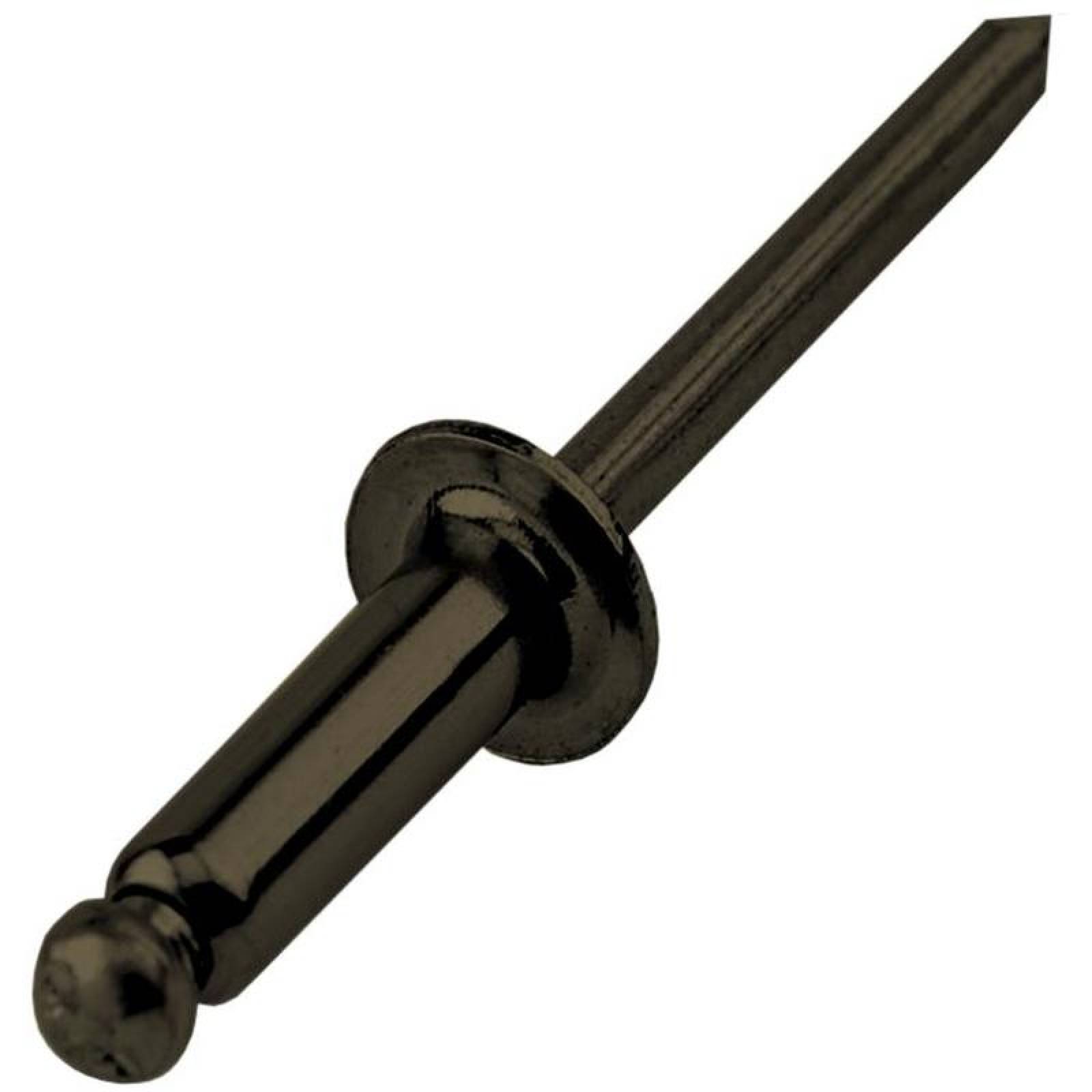 Remaches de Aluminio Tipo Pop MXRVB-001 1Pza # 3 Long 332" ó 14mm Cab,Domo Tipo Blind Acabado Café Metálico, RivBrou