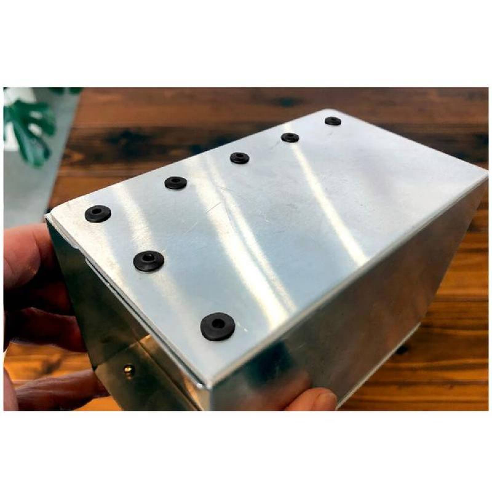 Remache Metálico y Acabado MXRVK-056 10000Pzas # 6 Long 316" ó 14mm Cab,Domo Tipo Blind Acabado Negro Metálico, RivDark