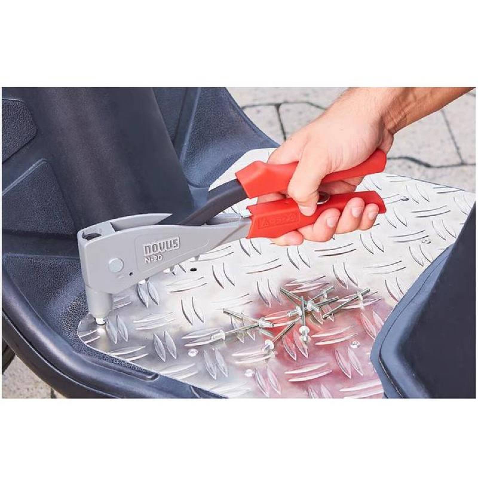 Remaches Resistentes MXRVM-047 500Pzas # 5 Long 532" ó 12mm Cab,Domo Tipo Blind Acabado Aluminio Metálico, RivAlum