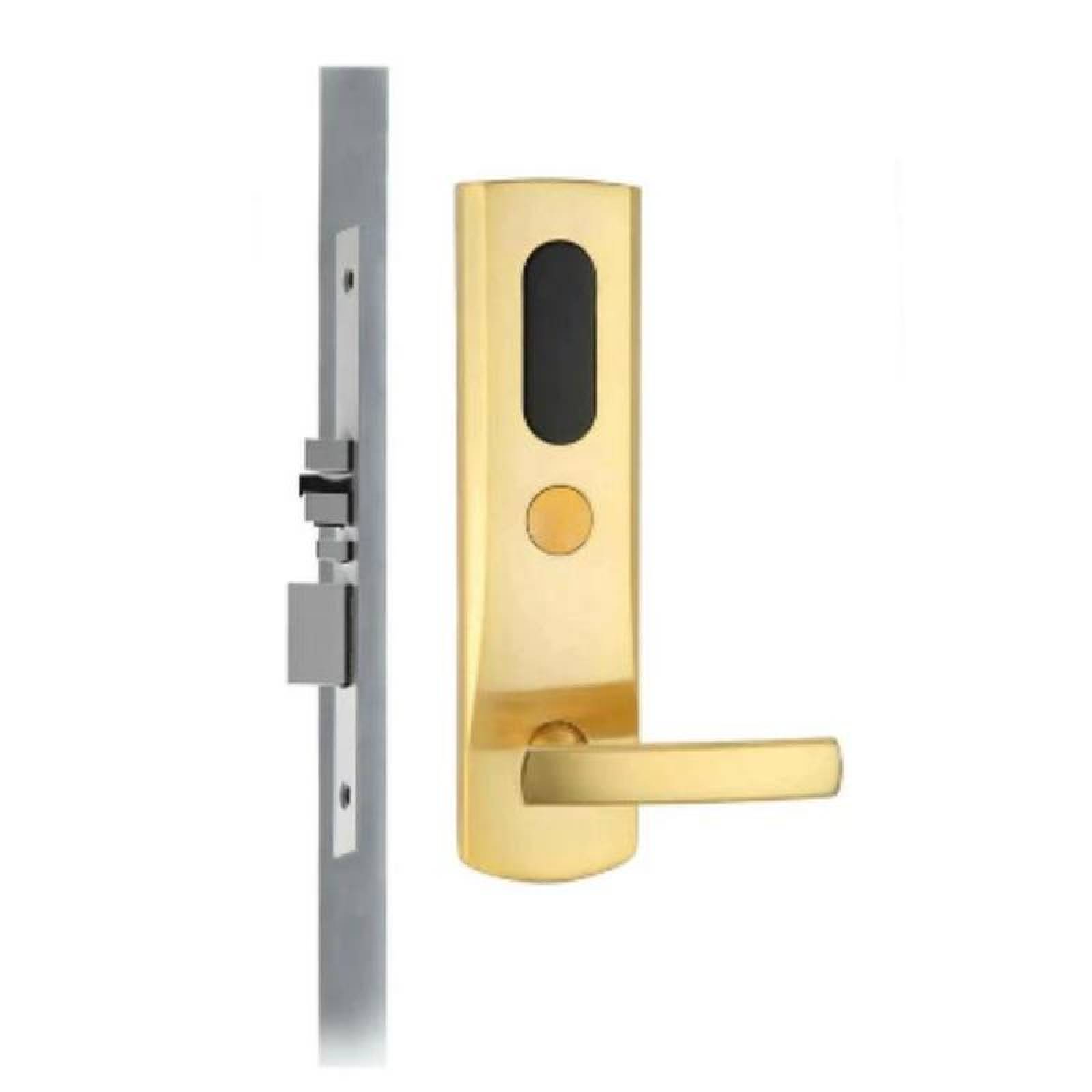 Cerrojo con Control de Tarjeta MXAHA-001-20 NFC Oro Espesor de Puerta 30 a 55 mm Pilas 4 x AA No incluidas CardHandle