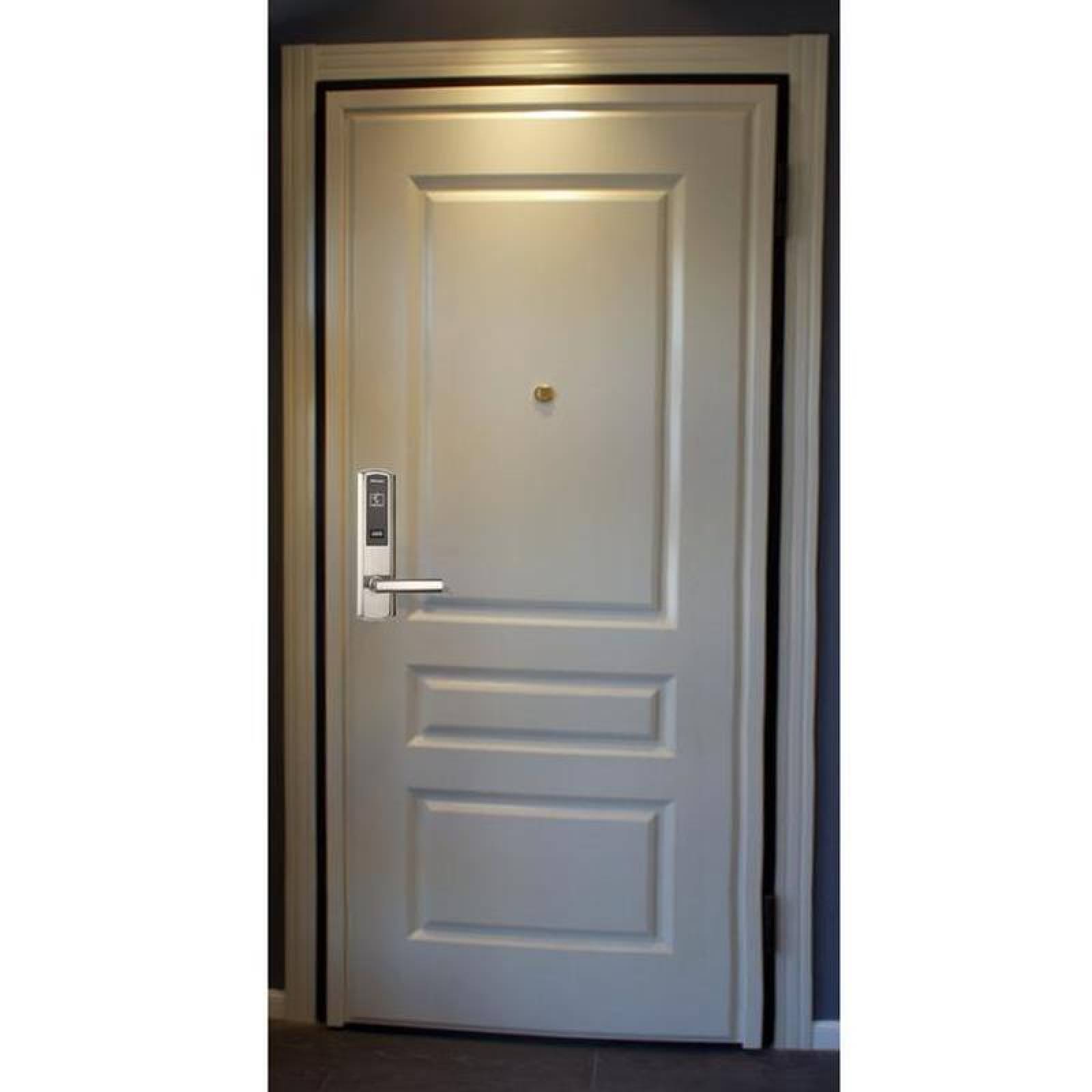 Cerraduras para Hoteles MXCAO-001-9 NFC Plata Espesor de Puerta 30 a 38 mm Pilas 5 x AA No incluidas CardLock