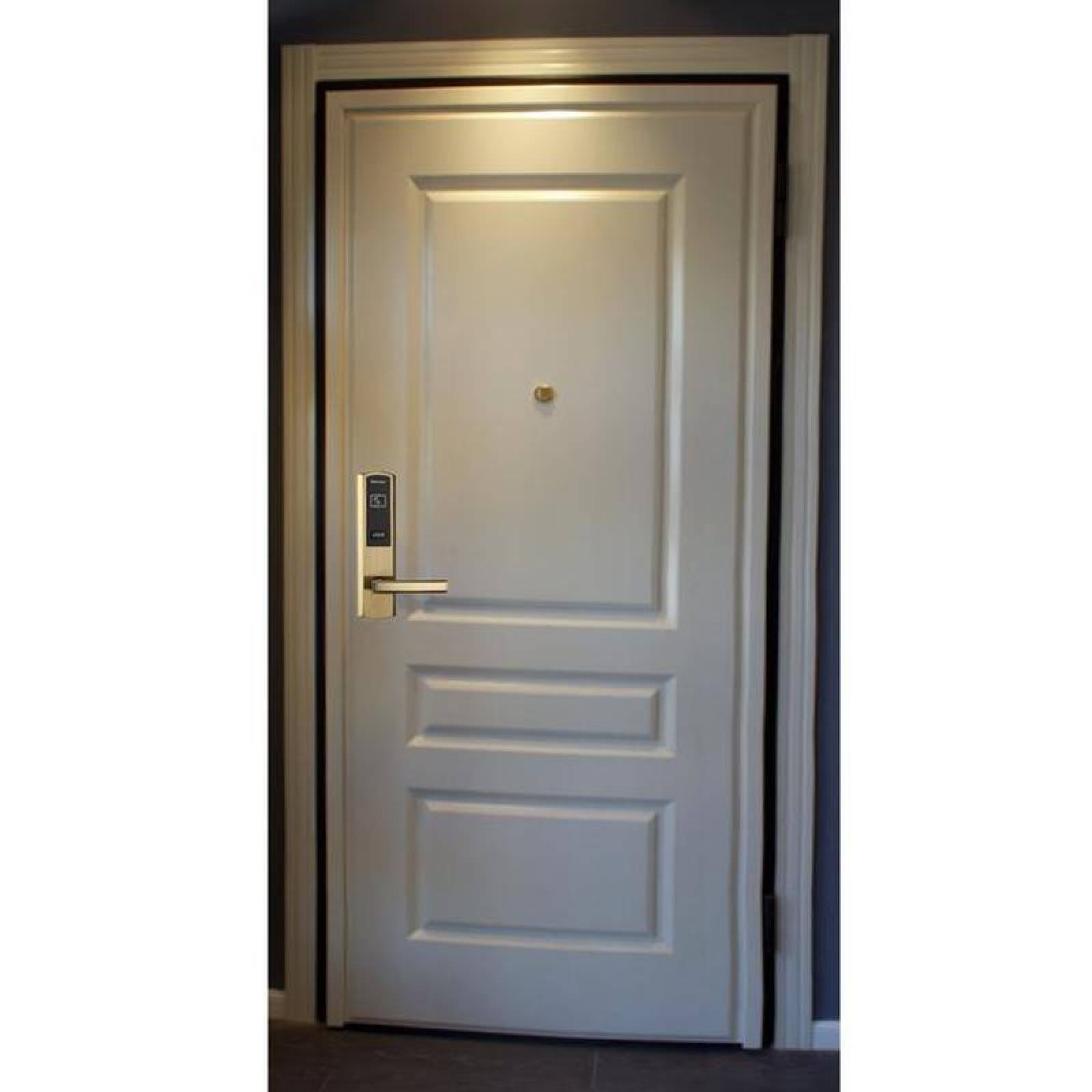 Chapa con Tarjeta de Seguridad MXCAO-002-7 NFC Oro Espesor de Puerta 30 a 38 mm Pilas 5 x AA No incluidas CardLock
