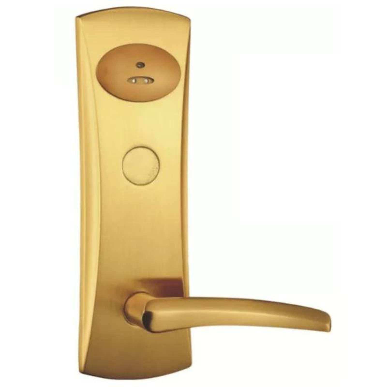 Cerradura con Tecnología NFC MXHLK-001-13 NFC Oro Espesor de Puerta 38 a 88 mm Windows Pilas 4 x AA No incluidas HotelKnob
