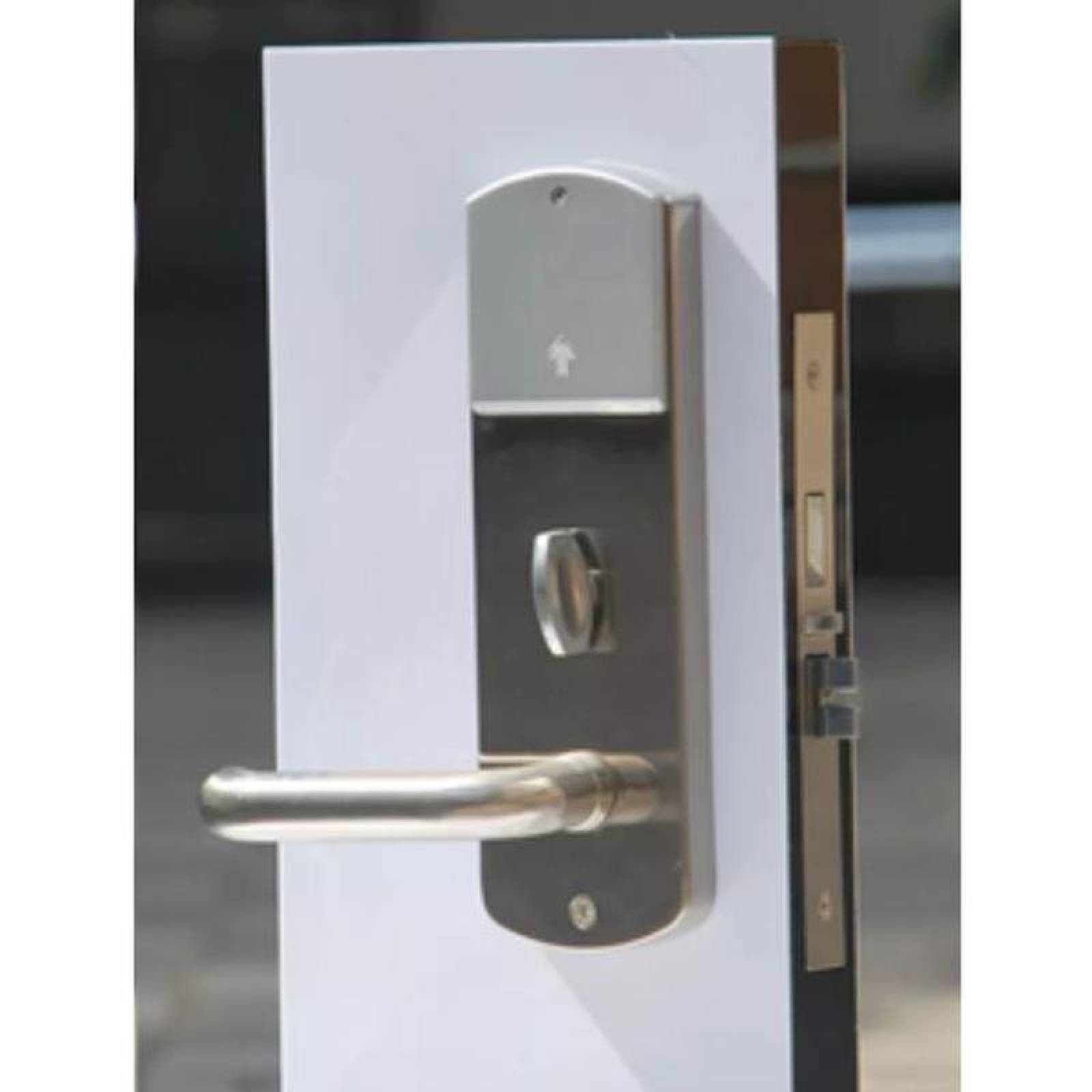 Chapa con Acceso de Android MXLKN-001-9 NFC Plata Android y IOS Pilas 4 x AA No incluidas Rango de Lectura de 1 a 4cm, LockNFC