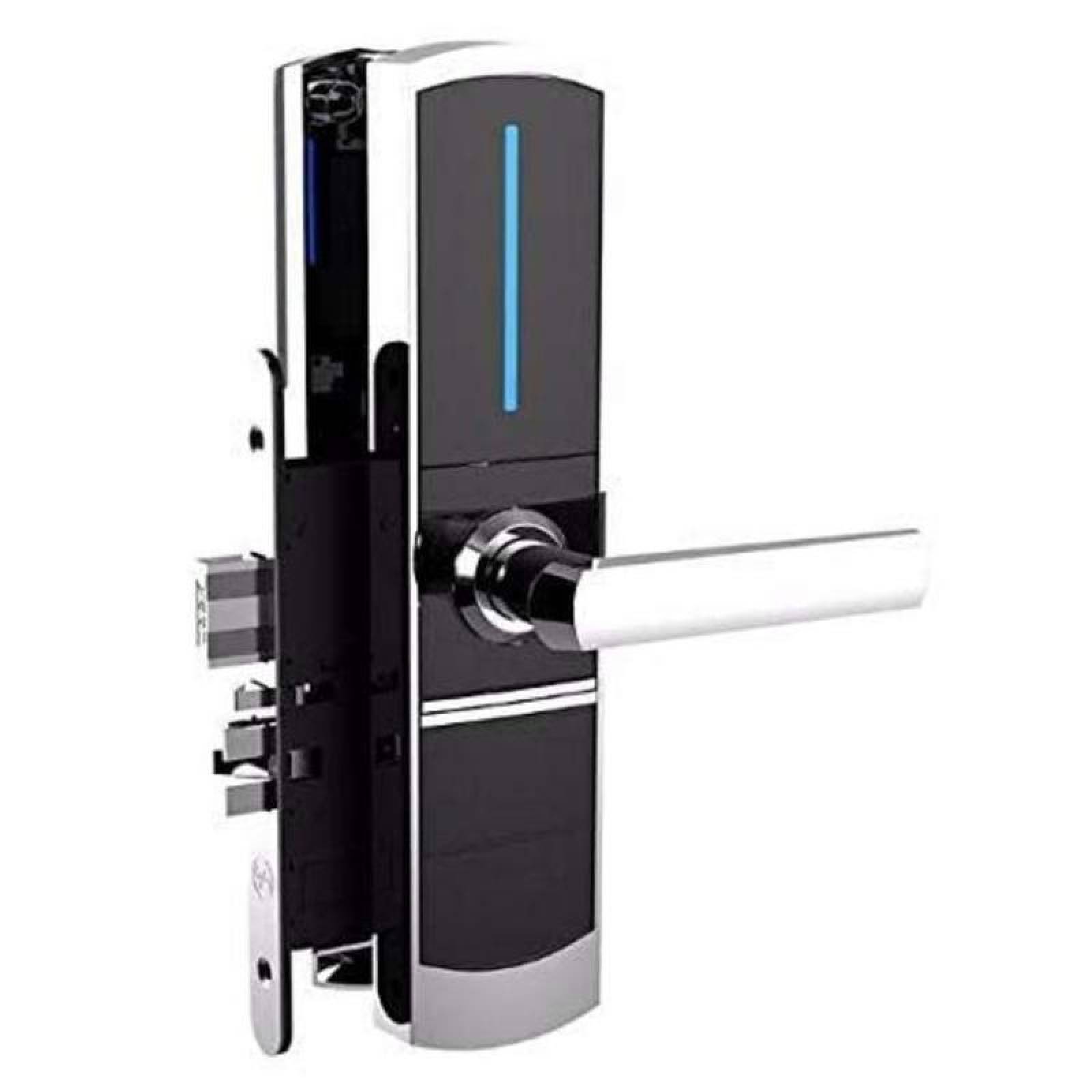 Cerradura Inteligente Antirrobo MXPWL-001-5 NFC Plata Espesor de Puerta 35 a 50 mm Pilas 4 u 8 x AA No incluidas PassworLock