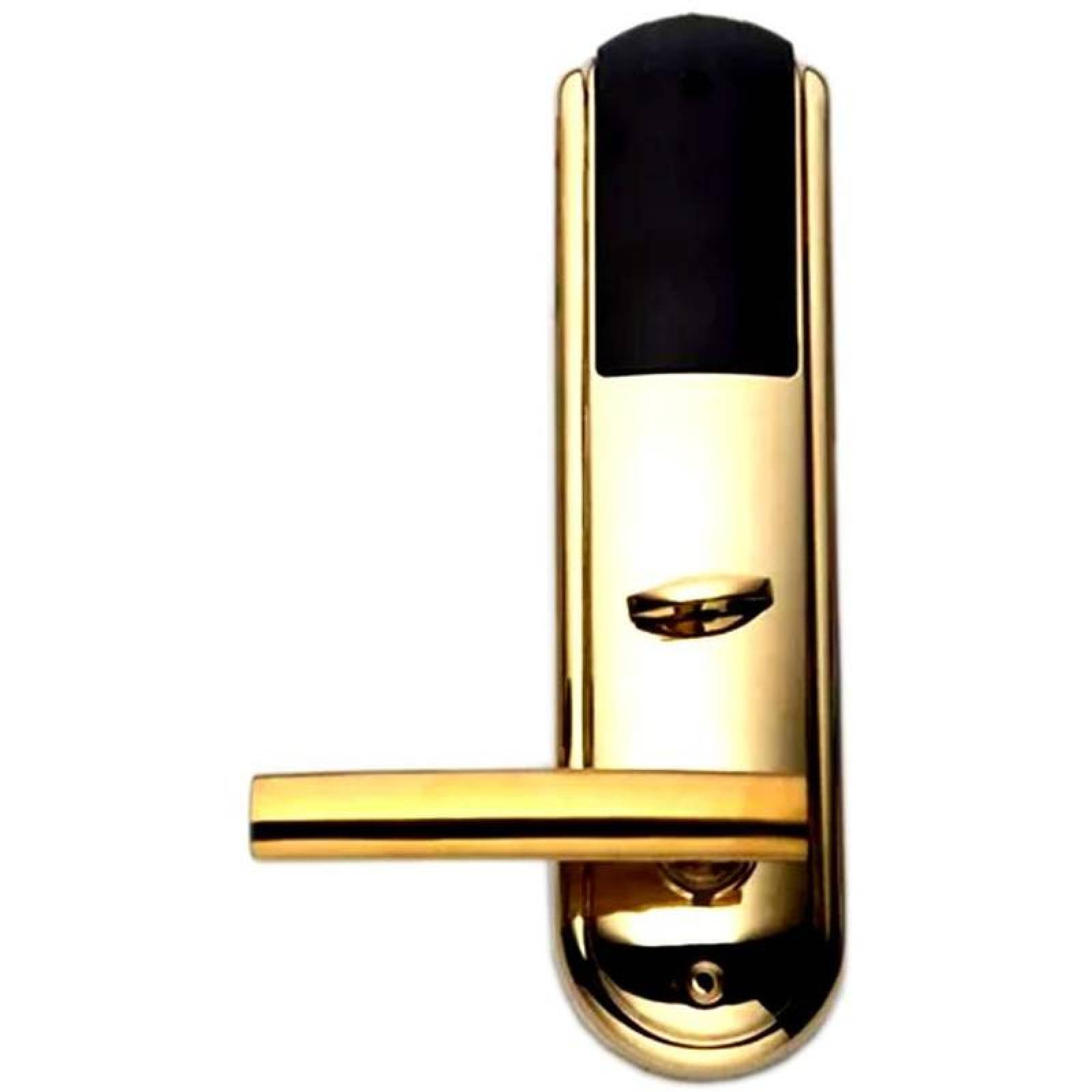 Cerraduras Eléctricas de Contraseña MXSFL-001-9 NFC Oro Espesor de Puerta 20 a 50 mm Pilas 4 x AA No incluidas SafetyLock