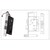 Chapa de Seguridad NFC MXSYK-001-6 NFC Oro Espesor de Puerta 30 a 70 mm Pilas 4 x AA No incluidas SafetyKnob