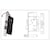 Perilla de Alta Seguridad MXSYK-002-4 NFC Plata Espesor de Puerta 30 a 70 mm Pilas 4 x AA No incluidas SafetyKnob