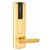 Cerradura para Puerta MXTOA-001-4 NFC Oro Espesor de Puerta 35 a 55 mm Pilas 4 x AA No incluidas SmarTechno