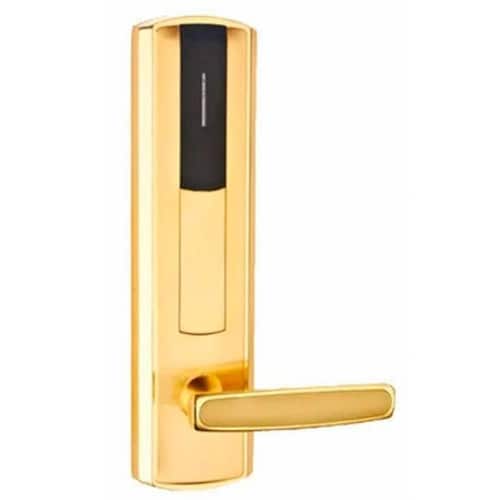 Cerraduras de Alta Tecnología MXTOA-001-8 NFC Oro Espesor de Puerta 35 a 55 mm Pilas 4 x AA No incluidas SmarTechno
