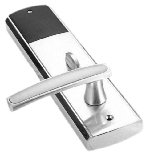 Manija Inteligente para Puerta MXTOA-002-5 NFC Plata Espesor de Puerta 35 a 55 mm Pilas 4 x AA No incluidas SmarTechno
