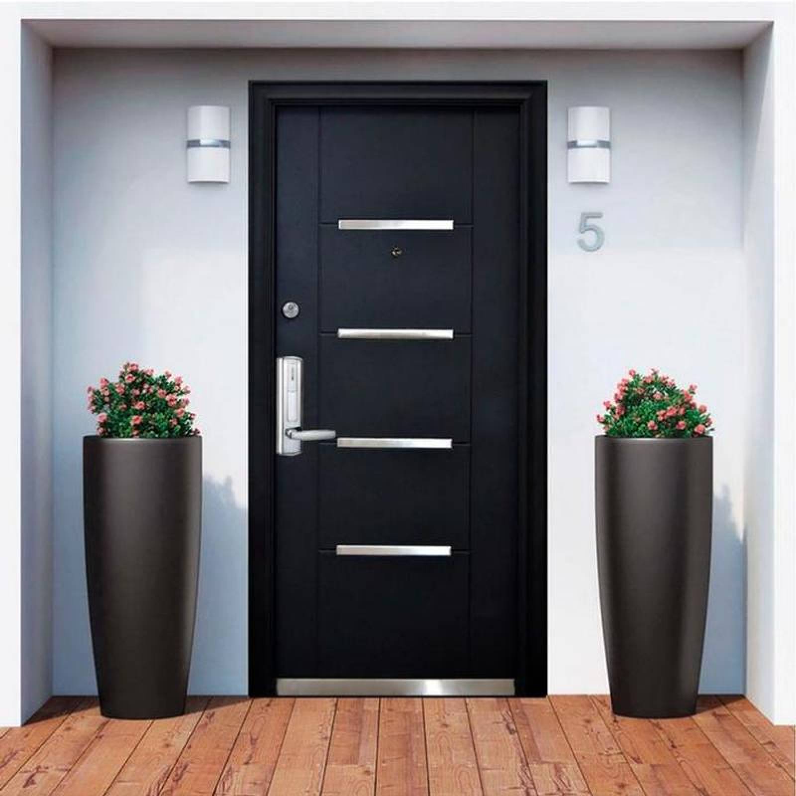 Chapa Eléctrica con Tarjeta MXTOA-002-10 NFC Plata Espesor de Puerta 35 a 55 mm Pilas 4 x AA No incluidas SmarTechno