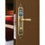 Chapa Inteligente para Hotel MXWLK-001-26 NFC Oro Espesor de Puerta 38 a 55 mm Pilas 4 x AA No incluidas WarmLock