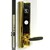 Cerradura para Puerta MXWSL-002-2 NFC Oro Espesor de Puerta 38 a 88 mm Pilas 4 x AA No incluidas WirelessLock