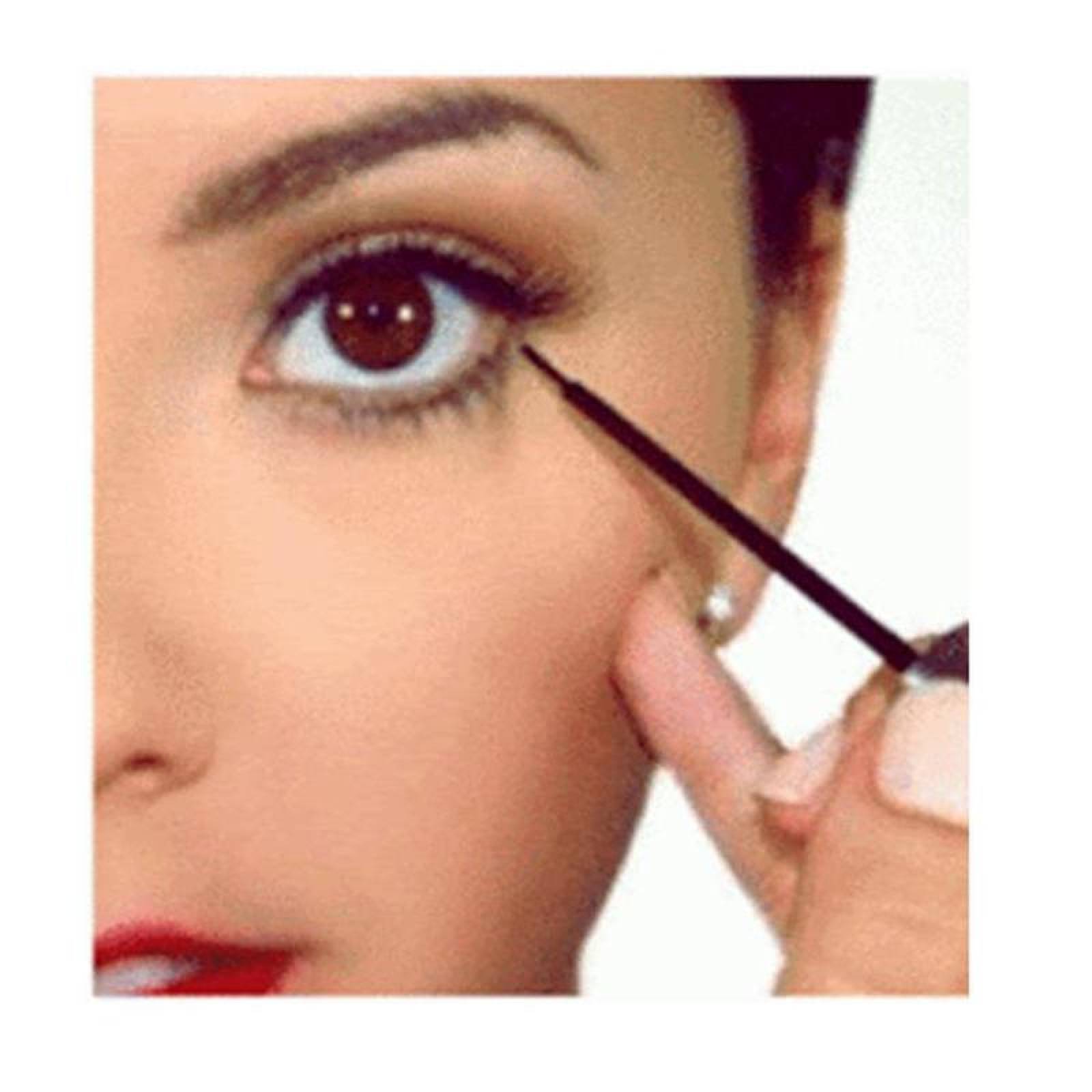 Venta de Envases de Delineador MXLRY-018 2500 pzas, Color Negro con tapa Plateada Plástico AS mas ABS contiene Macadamia, LinerEyes