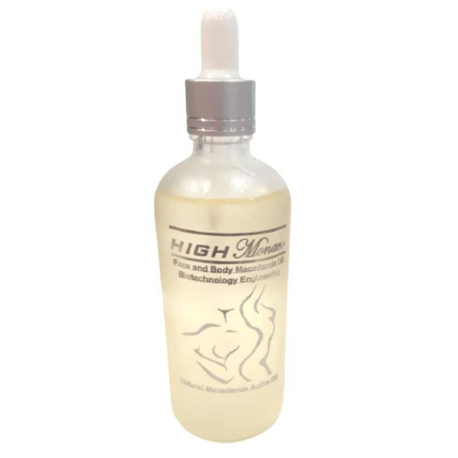 Aceite con Vitamina E MXOLB-002-1 2 pzas 50 ml Frasco de vidrio con gotero Macadamia 100porciento natural Uso diario, OildBodily