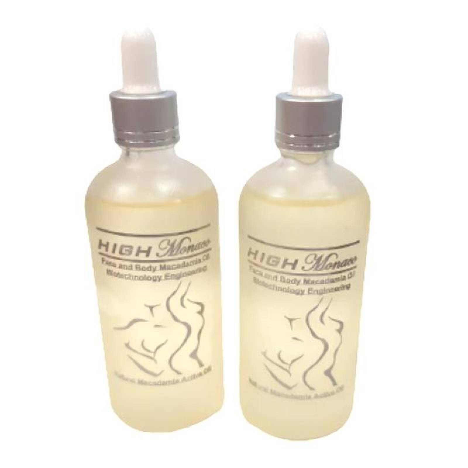 Aceite con Vitamina E MXOLB-002-1 2 pzas 50 ml Frasco de vidrio con gotero Macadamia 100porciento natural Uso diario, OildBodily