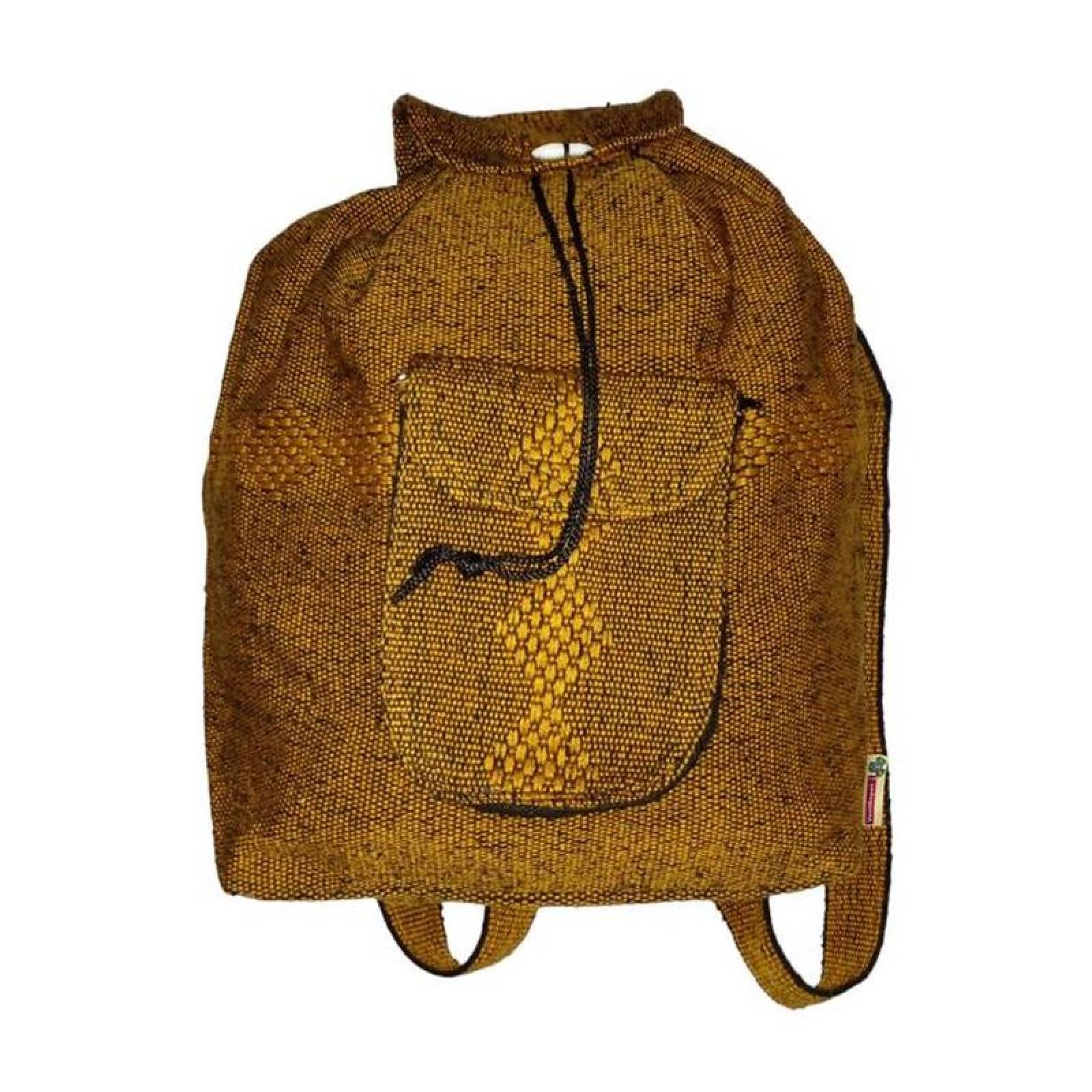 Mochila Hecha a Mano or Mexicanos MXETZ-001-10 1 Pza 10Kg CaféNegro Hechas a Mano HiloEstambre, KetzaColors