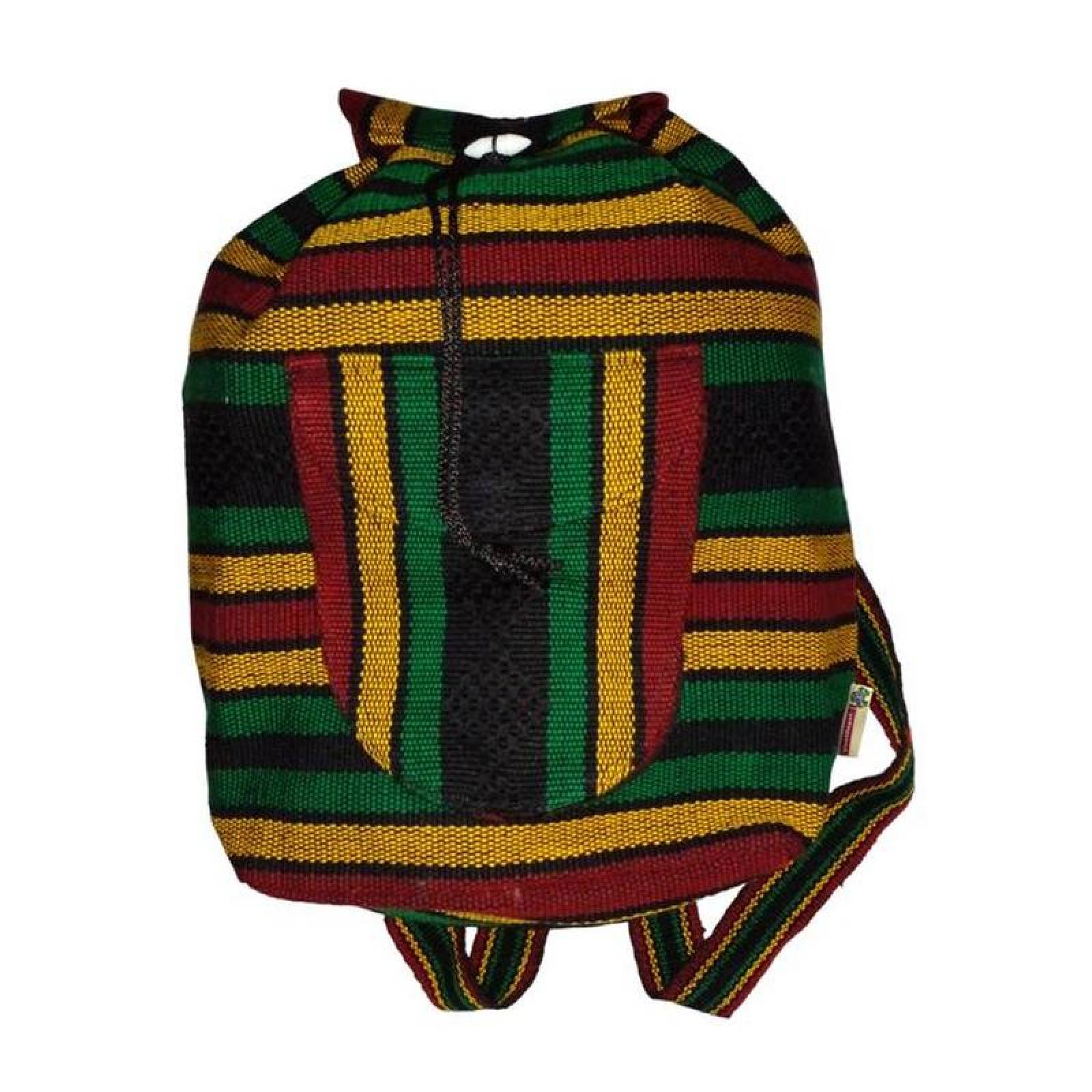 Mochila Hecha a Mano or Mexicanos MXNIC-001-5 1 Pza 10Kg RojoAmarilloVerNeg Hechas a Mano HiloEstambre, NictColors