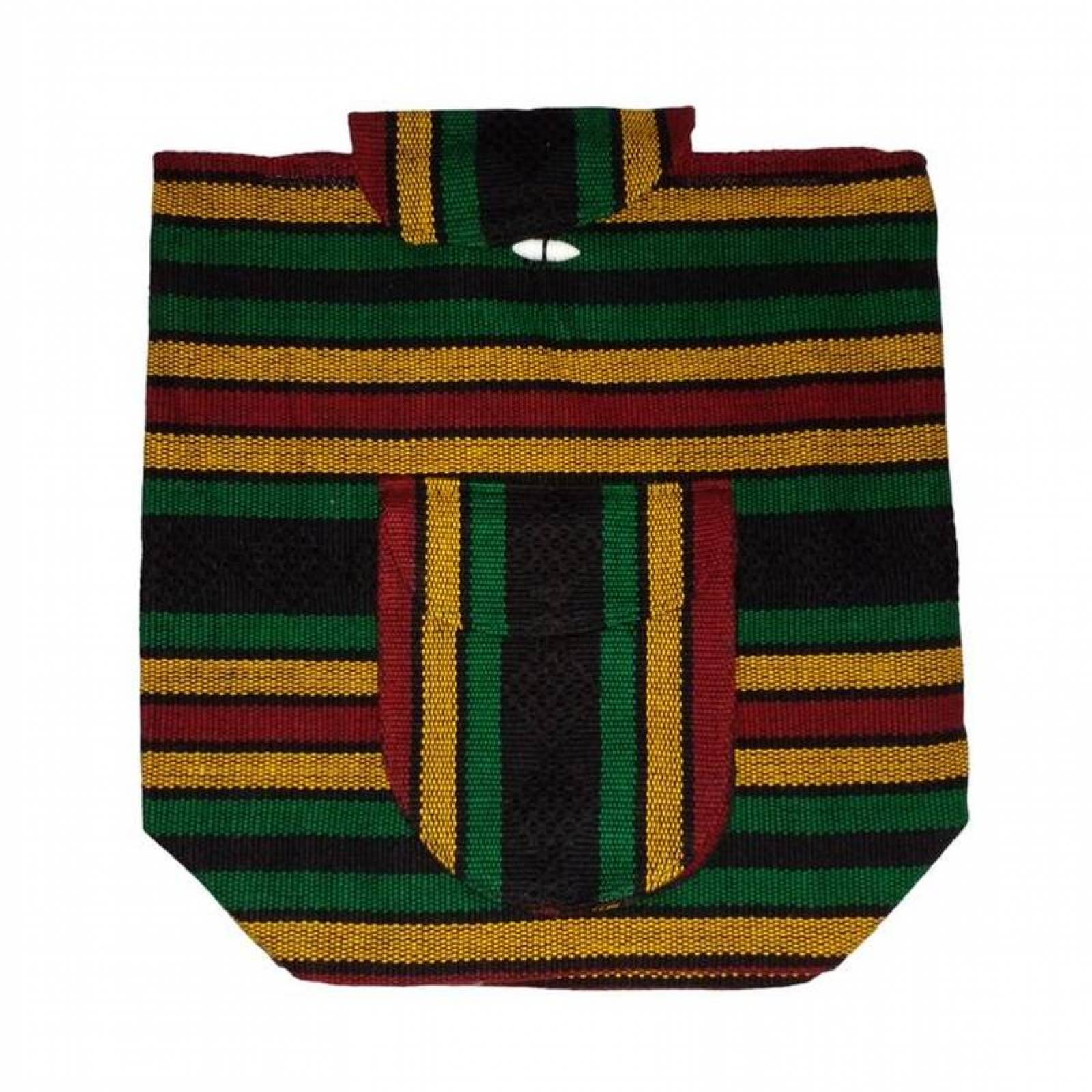 Mochila Hecha a Mano or Mexicanos MXNIC-001-5 1 Pza 10Kg RojoAmarilloVerNeg Hechas a Mano HiloEstambre, NictColors