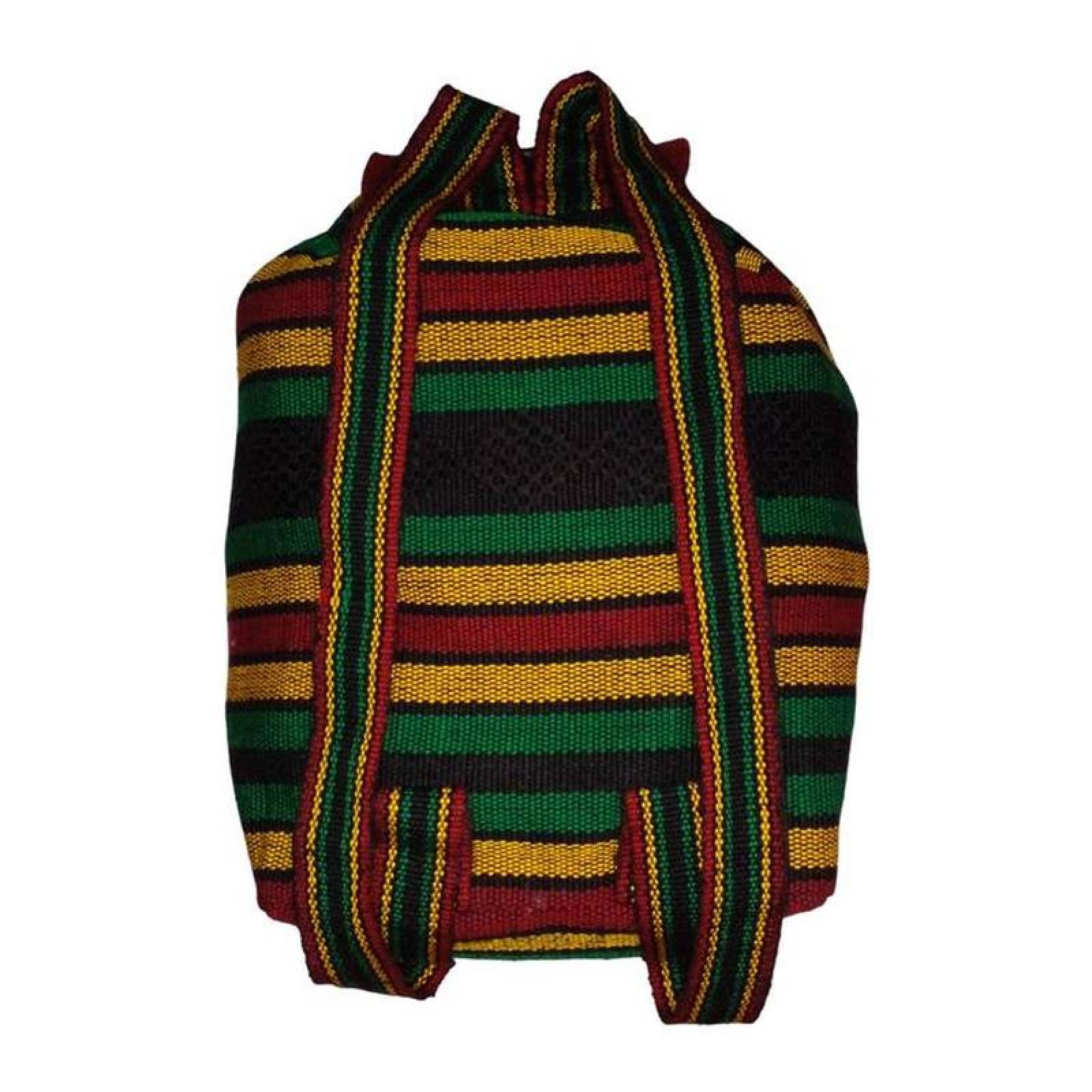 Mochila Hecha a Mano or Mexicanos MXNIC-001-5 1 Pza 10Kg RojoAmarilloVerNeg Hechas a Mano HiloEstambre, NictColors
