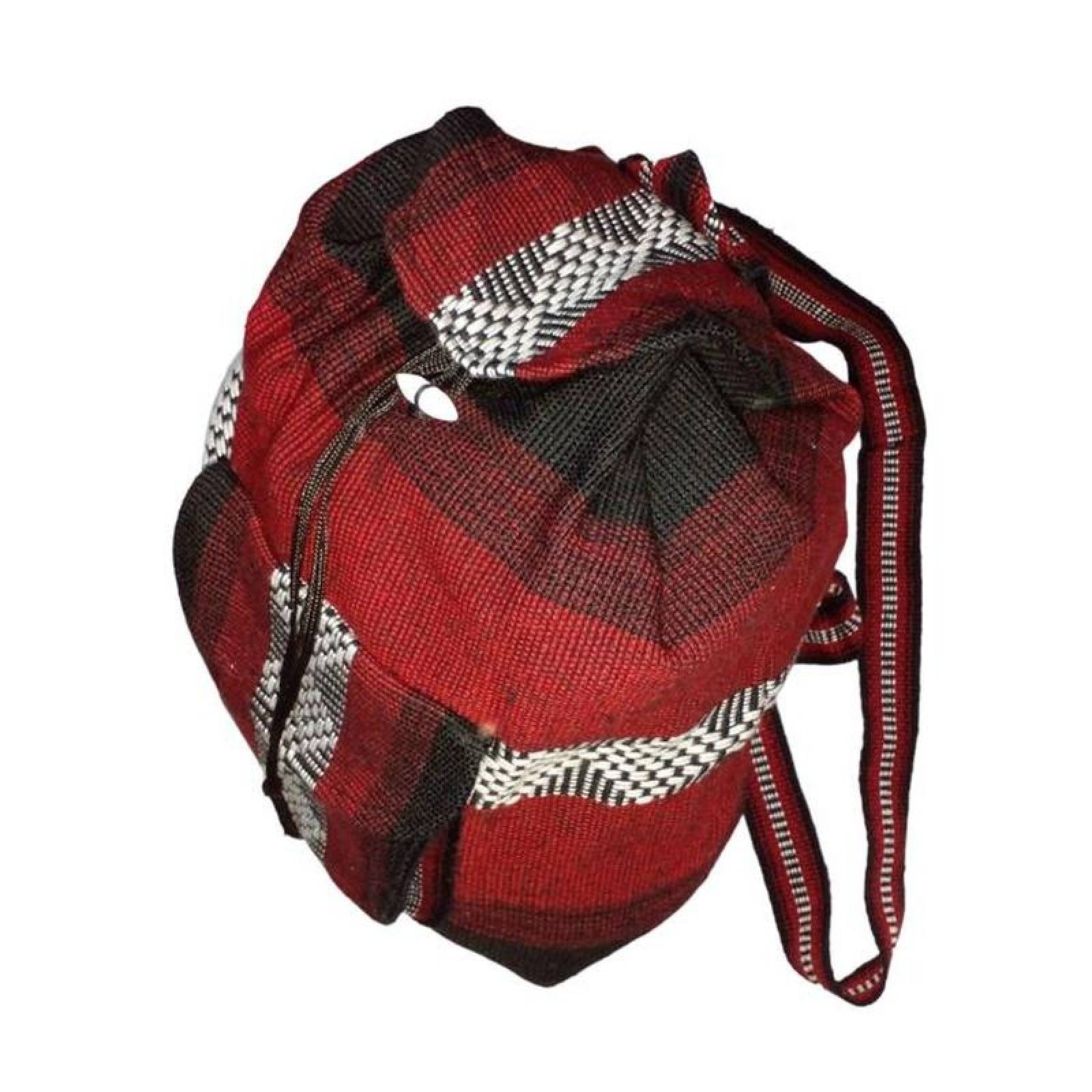 Mochilas de Hilo Hecha a Mano MXYAT 002 1 2 Pzas 10Kg RojoNegro Hechas a Mano