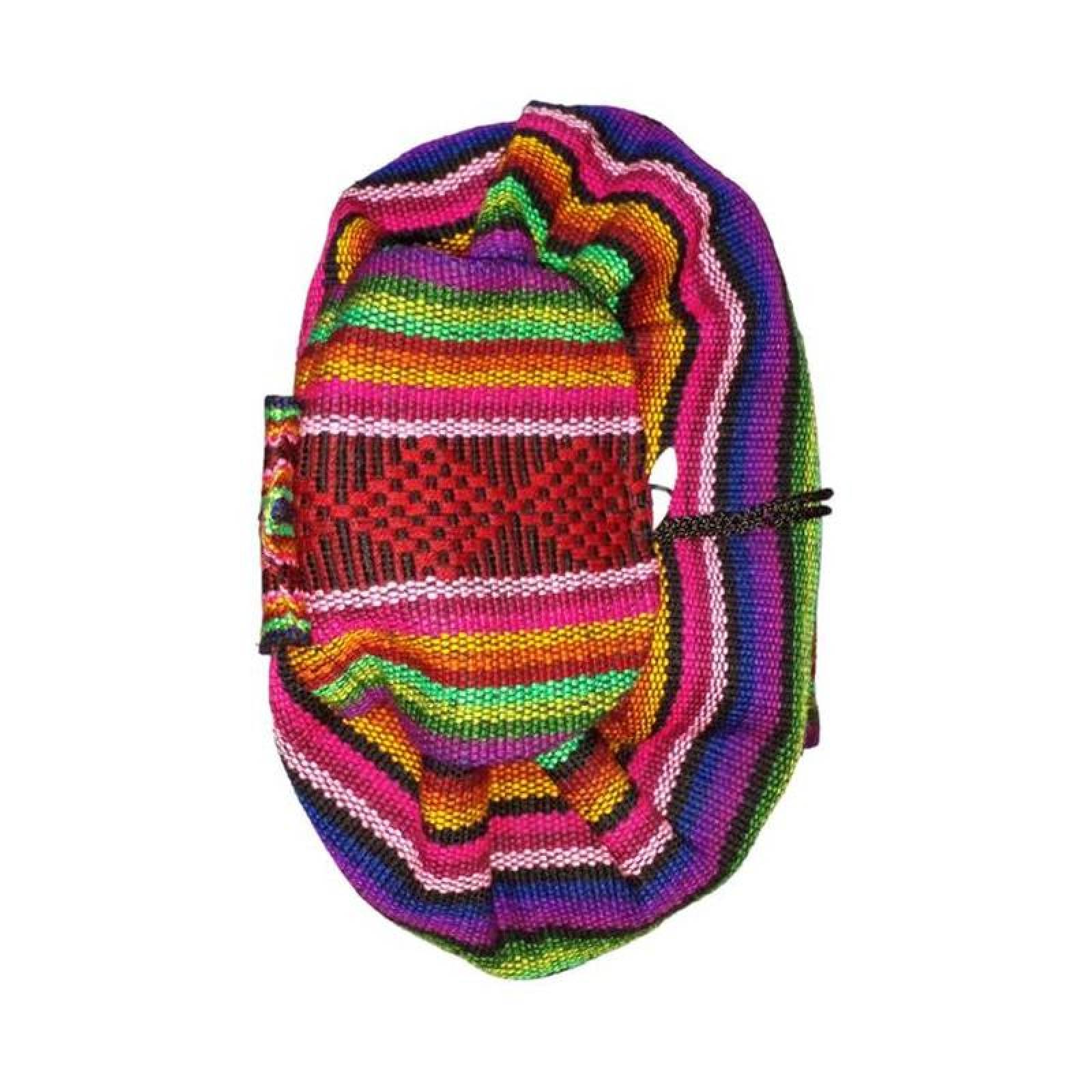 Mochilas de Hilo Hecha a Mano MXYET-002-2 2 Pzas 10 Kg RojoVerdeNaranjaMoradoRosa Hechas a Mano HiloEstambre, YaretColors
