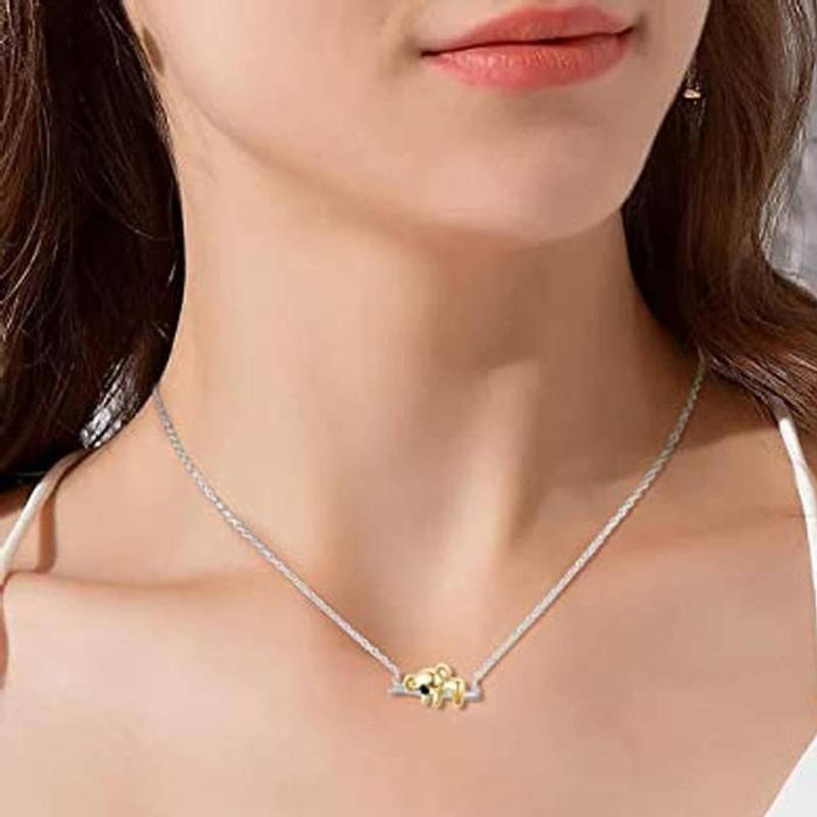 Collar de Koala en una Rama MXKGD-002-5 2Pzas KoalaRama GrisDorado Metal Cadena y Dije, KoalaNeck01