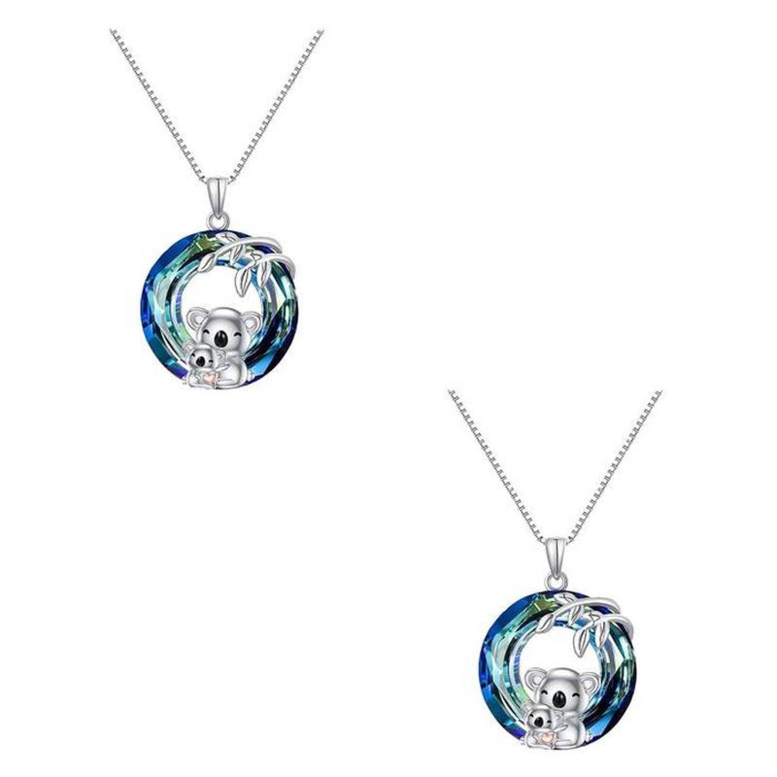Cadena para Dama de Koala MXKOL-002-6 2 Pzas Collar KoalaAro GrisAzul Metal, KoalaNeck03
