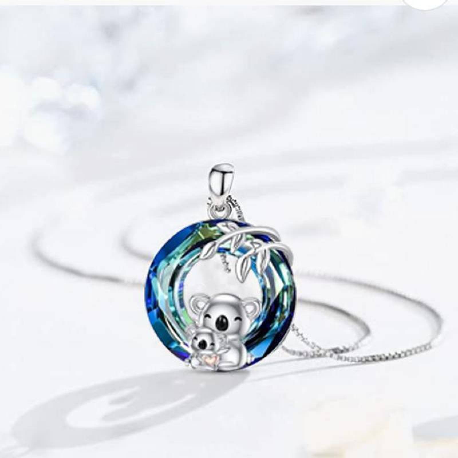 Cadena para Dama de Koala MXKOL-002-6 2 Pzas Collar KoalaAro GrisAzul Metal, KoalaNeck03