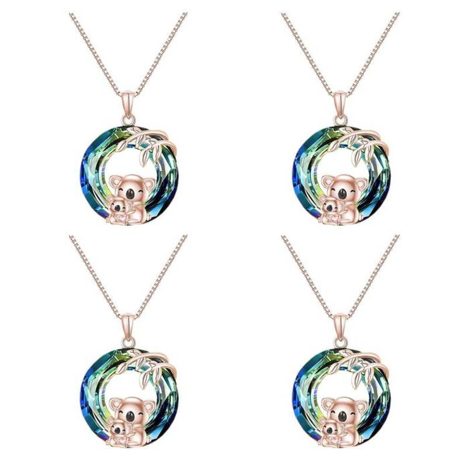 Collar Innovador de Koala MXOTV-004-4 4 Pzas Collar KoalaAro OroRosa Metal, KoalaNeck04