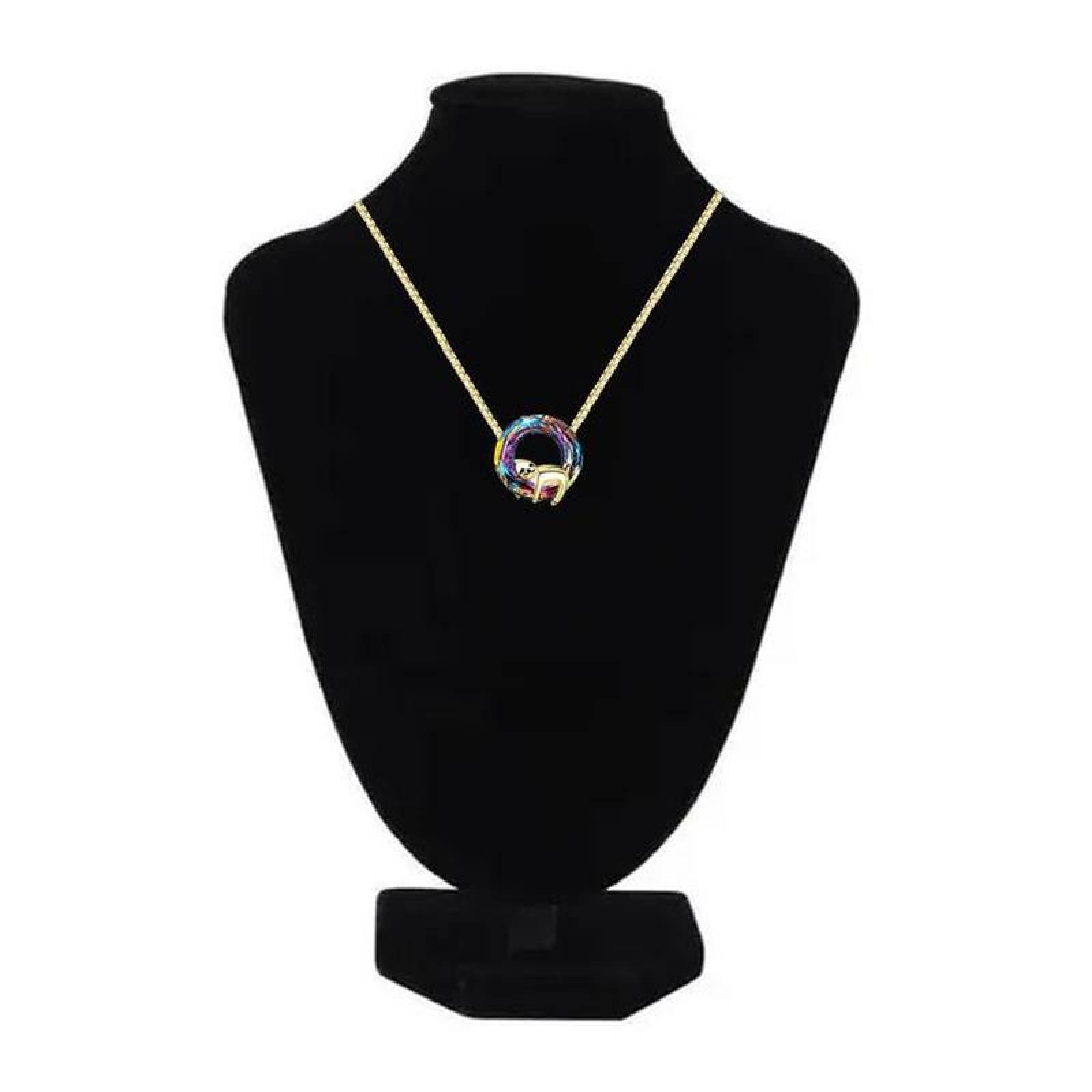 Collar de Perezoso Sonriente MXYHS-005-4 5 Pza Collar Oso PerezosoAro Dorado Metal, SlothyNeck07