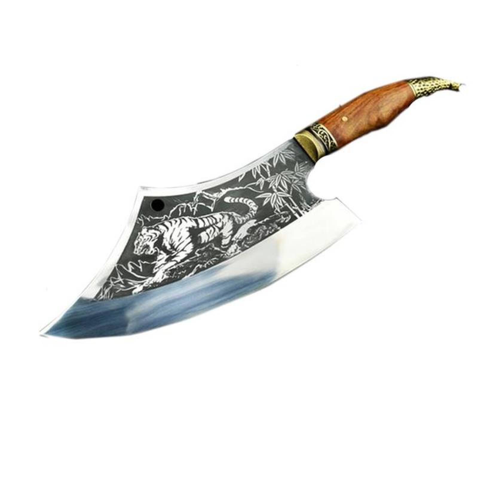Cuchillo para cocina industrial MXTGC-001-17 1 Pza 38cm Cuchillo para Carne  Acero Inoxidable, TigerCleaver