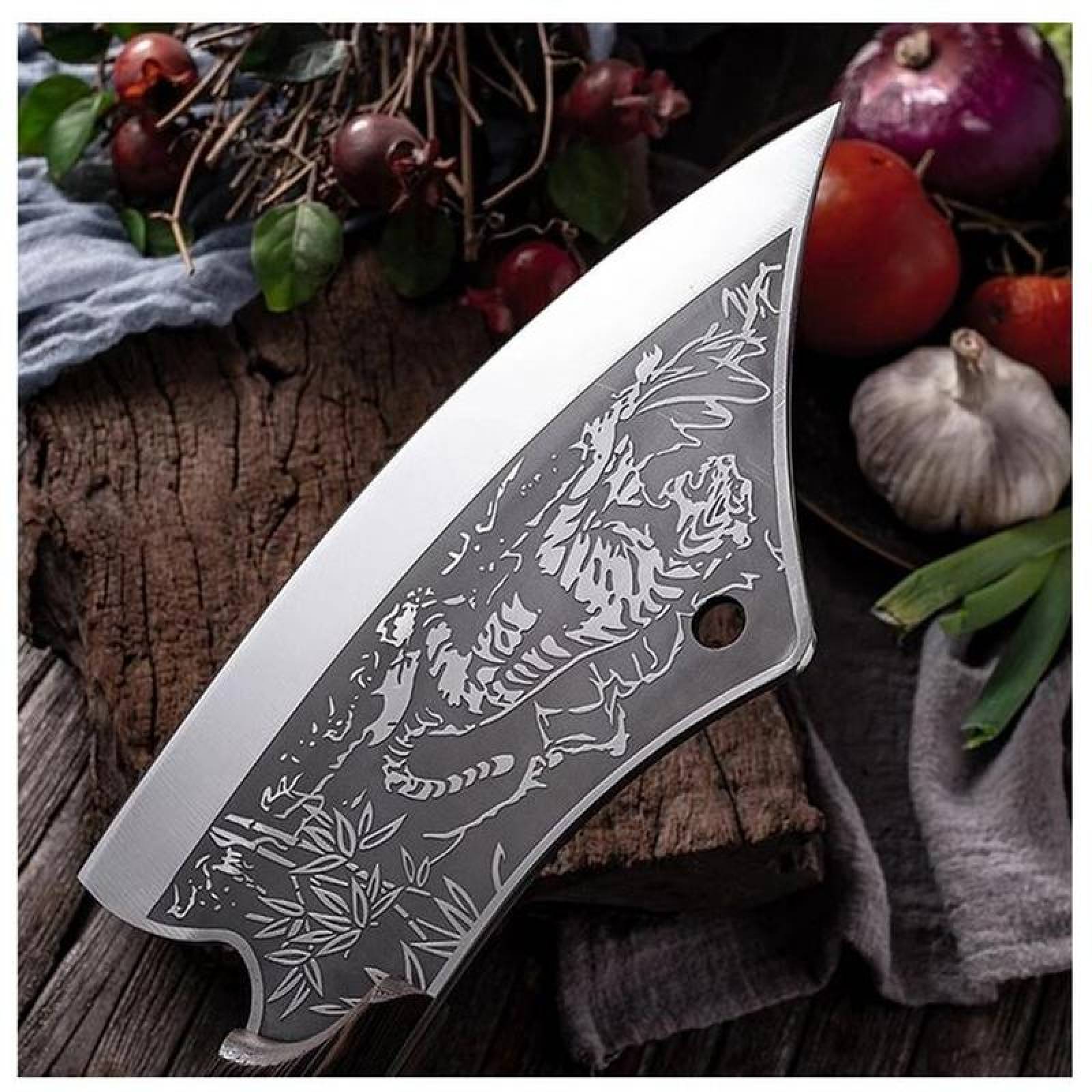 Cuchillo para Trabajo Fino MXTGR-001-24 1 Pza 41cm Cuchillo para Carne Acero Inoxidable, TigerSharp
