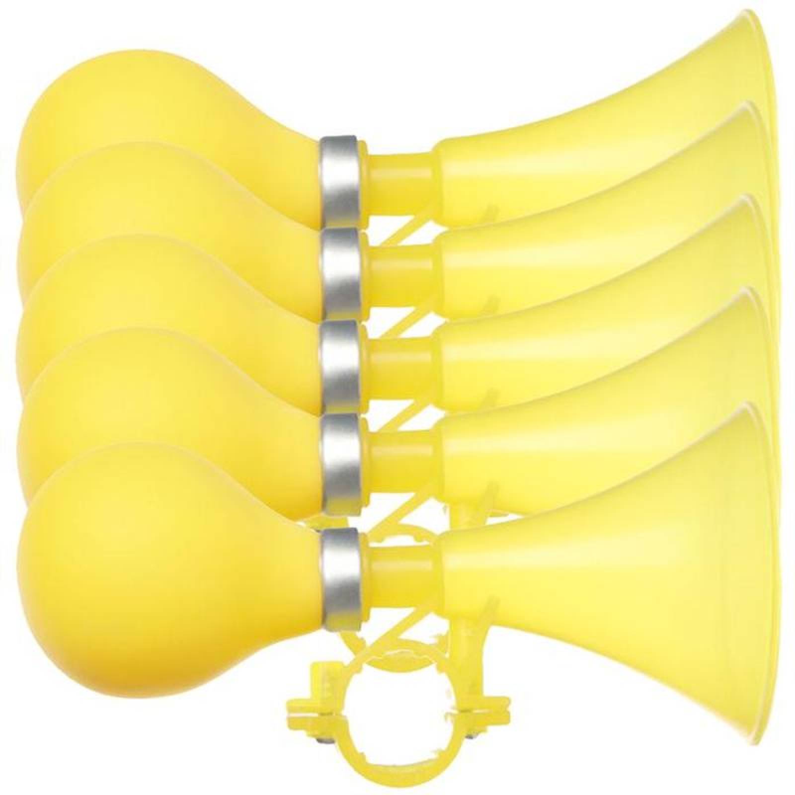 Accesorios para Bici MXLLW-005-4 5 Pzas Amarillo 15x7cm Silicona, HornYellow