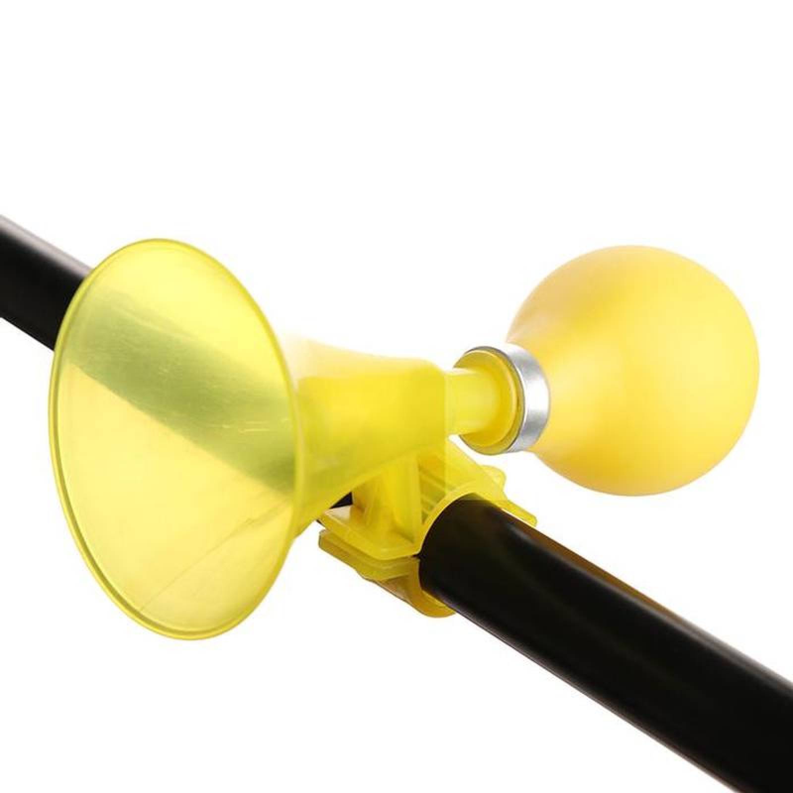 Corneta de Aire Portátil MXLLW-006-4 10 Pzas Amarillo 15x7cm Silicona, HornYellow