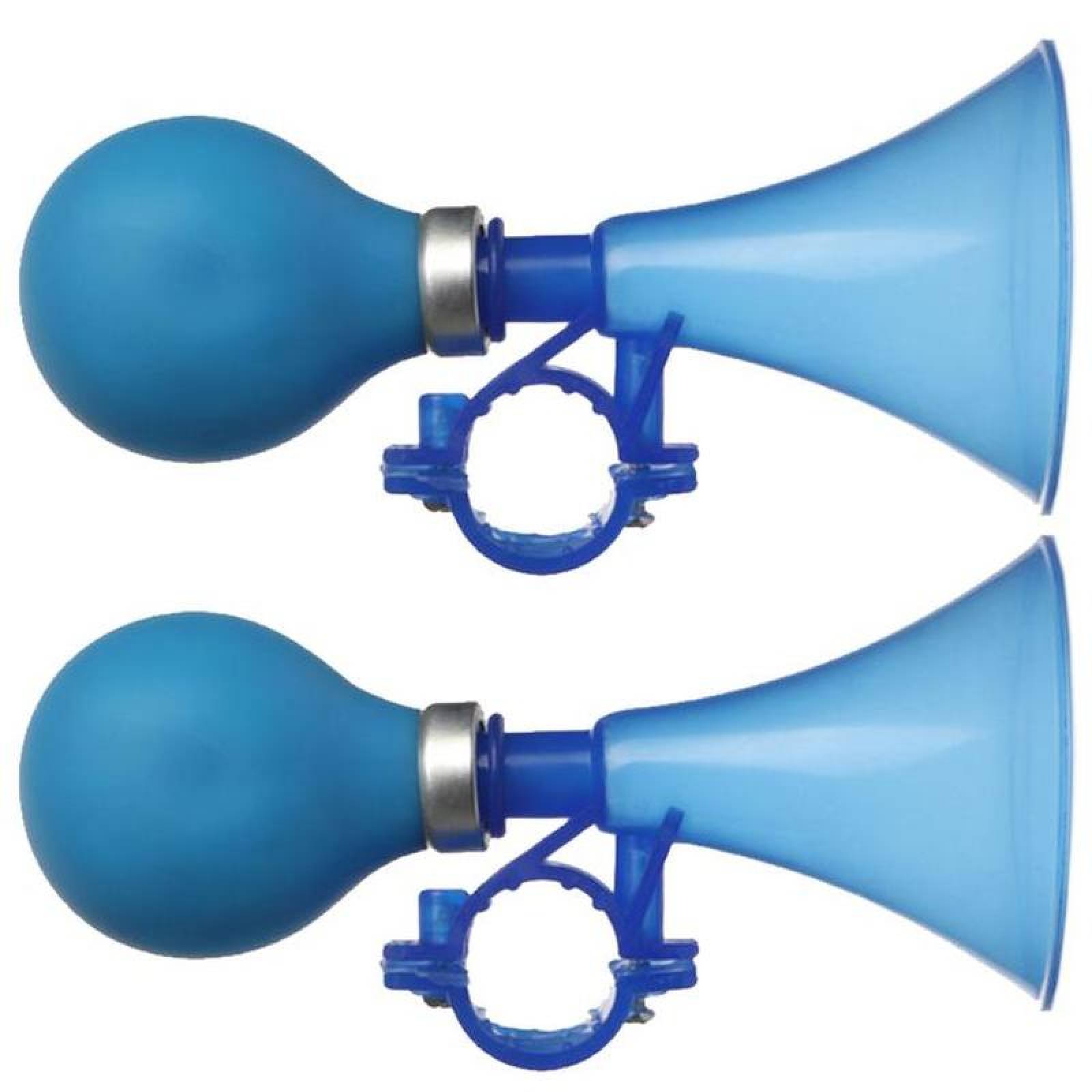 Cornetas Retro para Bicicletas MXLUE-002-5 2 Pzas Azul 15x7cm Silicona, HornBlue