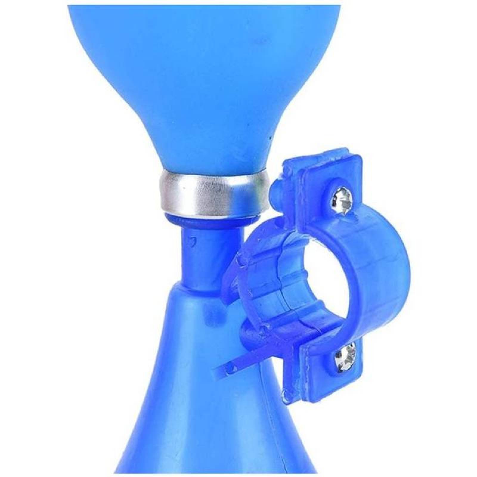 Corneta de Aire Portátil MXLUE-006-3 10 Pzas Azul 15x7cm Silicona, HornBlue