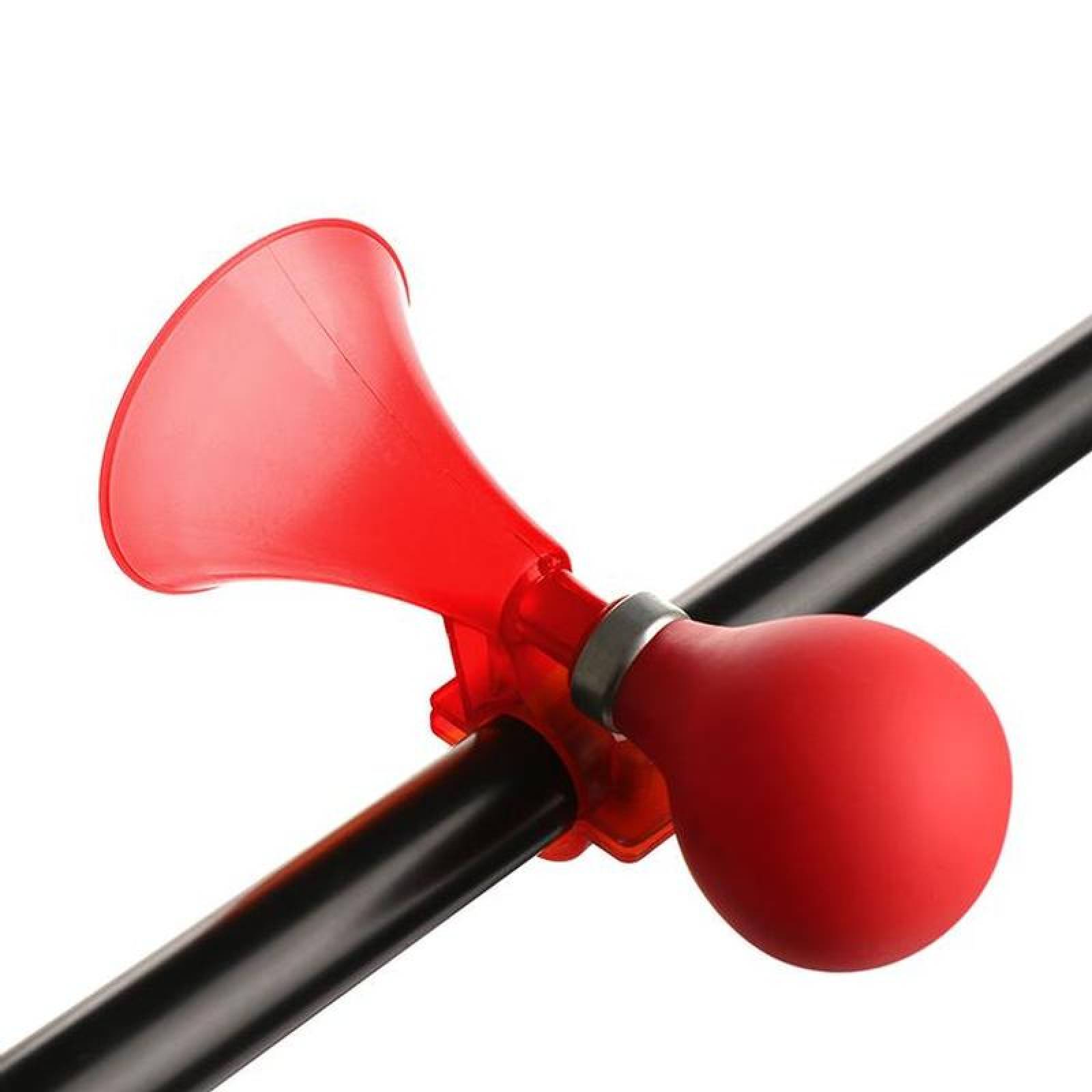 Claxon de Aire para Bici MXNRD-001-1 1 Pza Rojo 15x7cm Silicona, HornRed