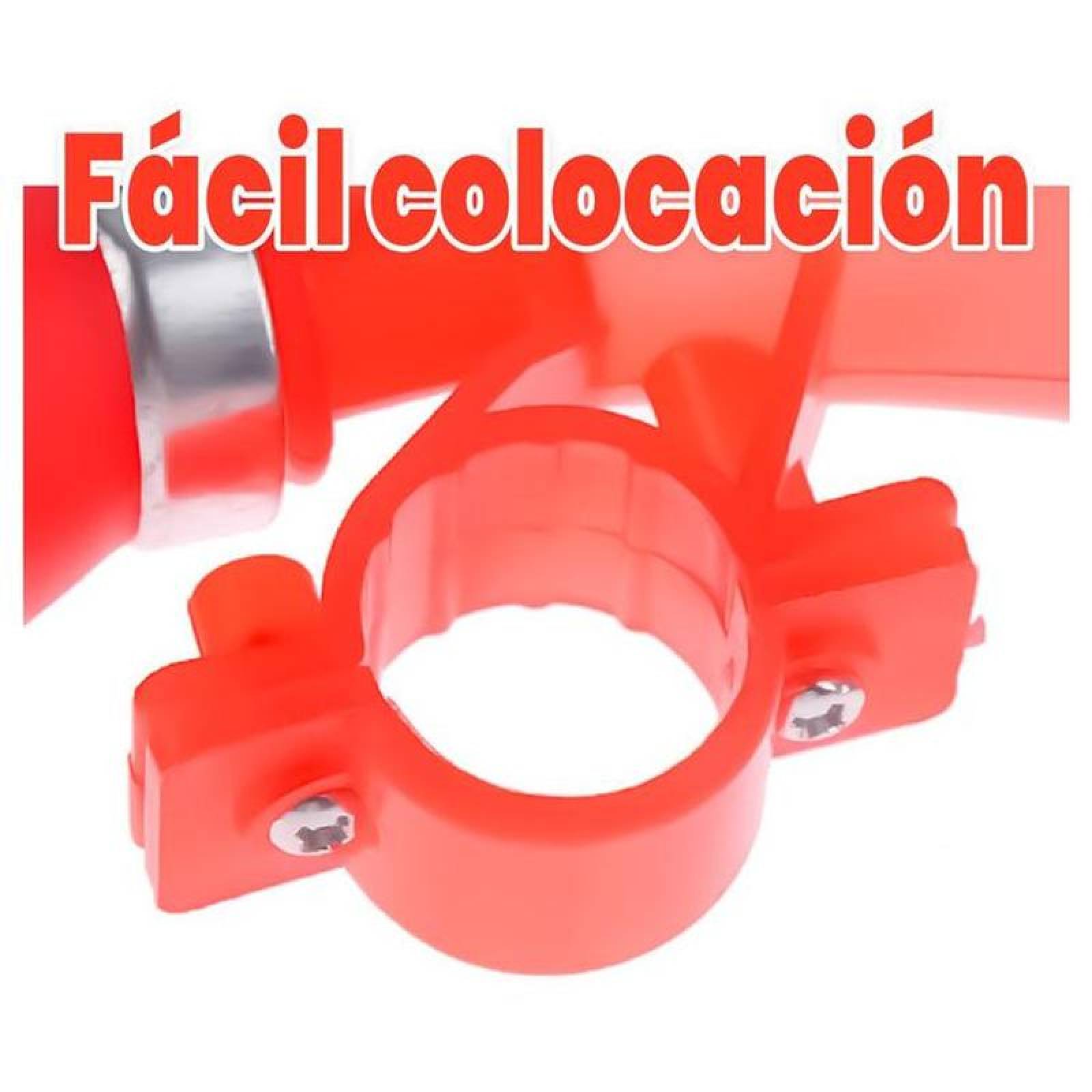 Corneta de Aire Portátil MXNRD-002-5 2 Pzas Rojo 15x7cm Silicona, HornRed