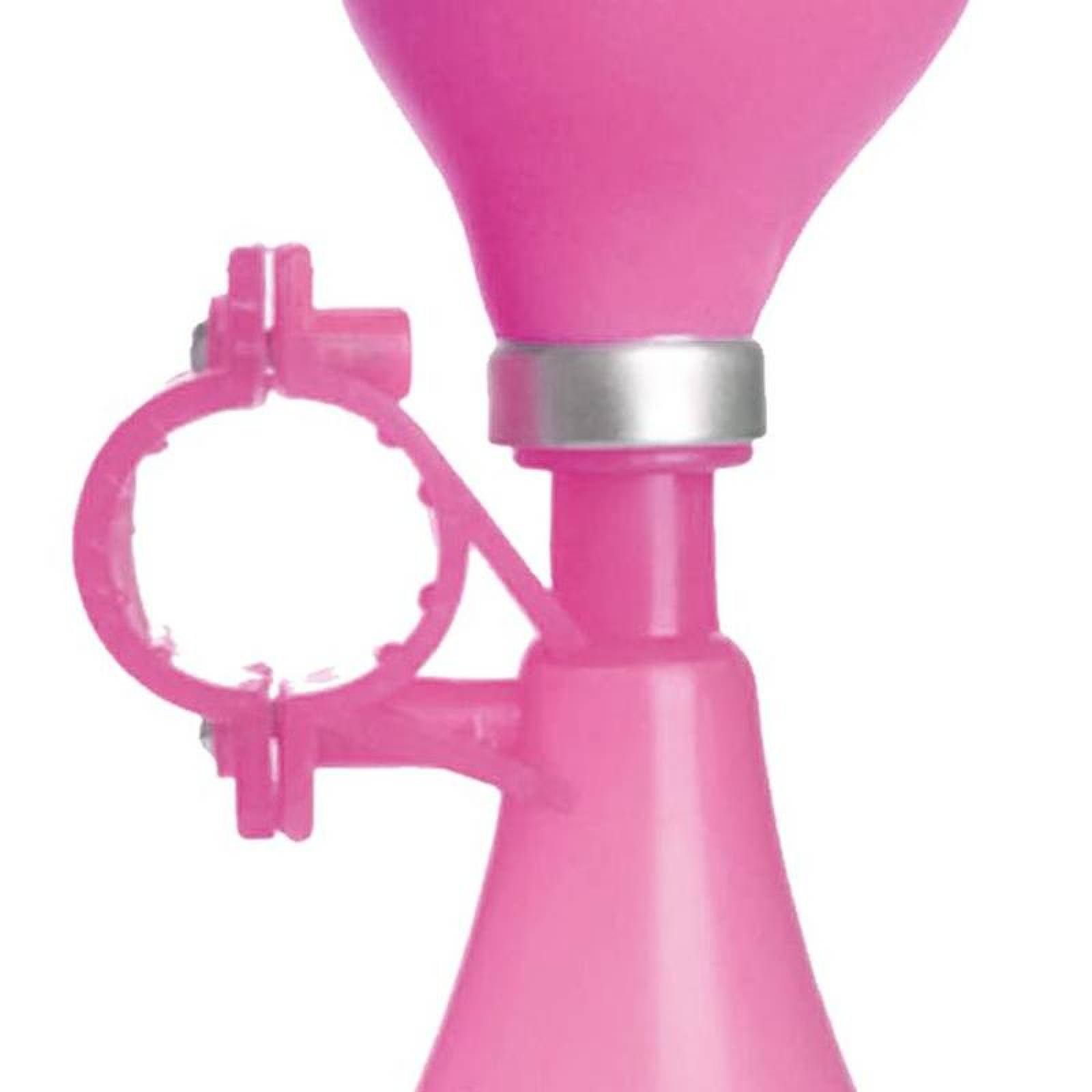 Bocina de Bicicleta Portatil MXRNK-002-4 2 Pzas Rosa 17x7cm Silicona, HornPink
