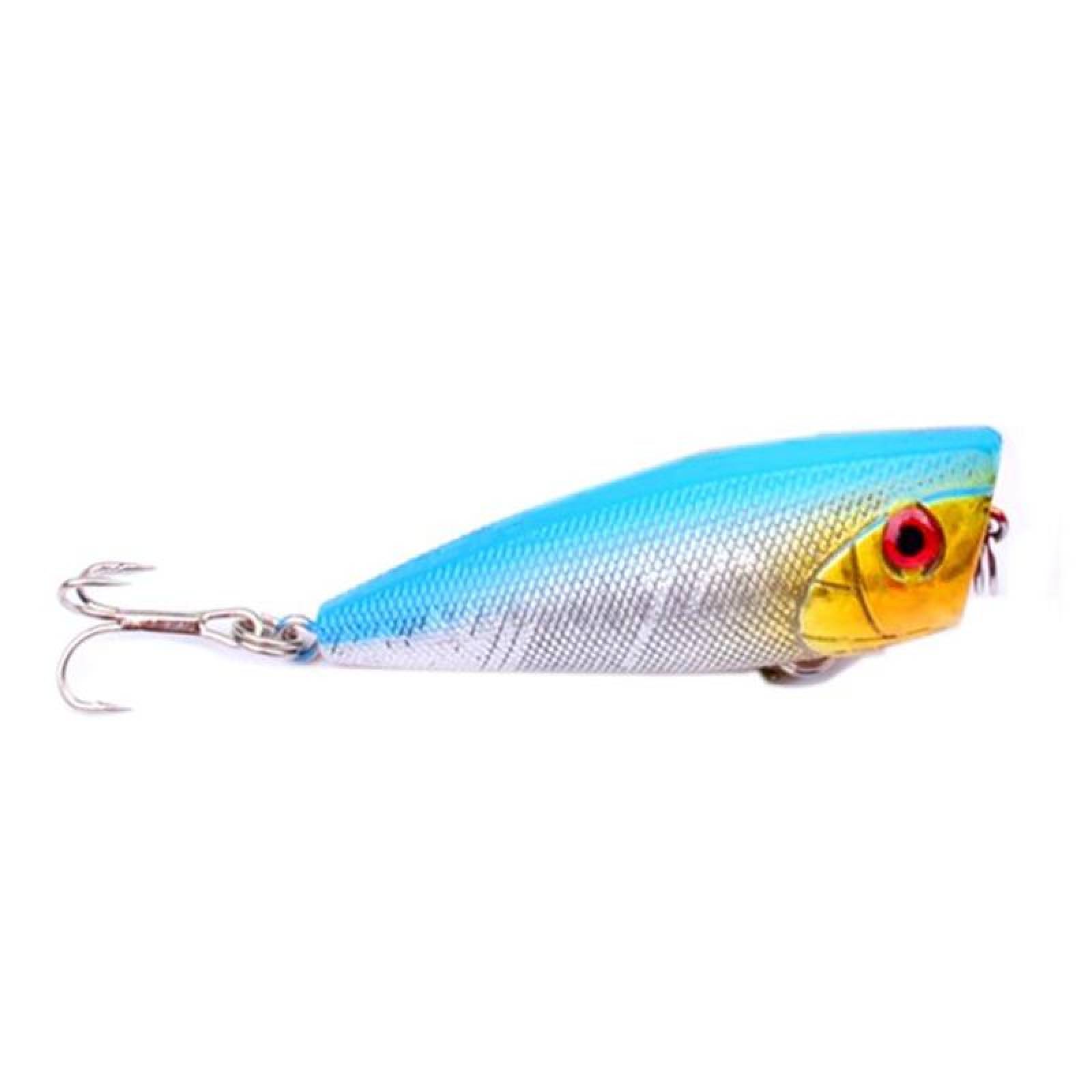 Señuelo de pesca Plástico ABC MXFFG-001-5 1Pza 6cm Color al Azar Anzuelo Plástico ABS, FishesPad