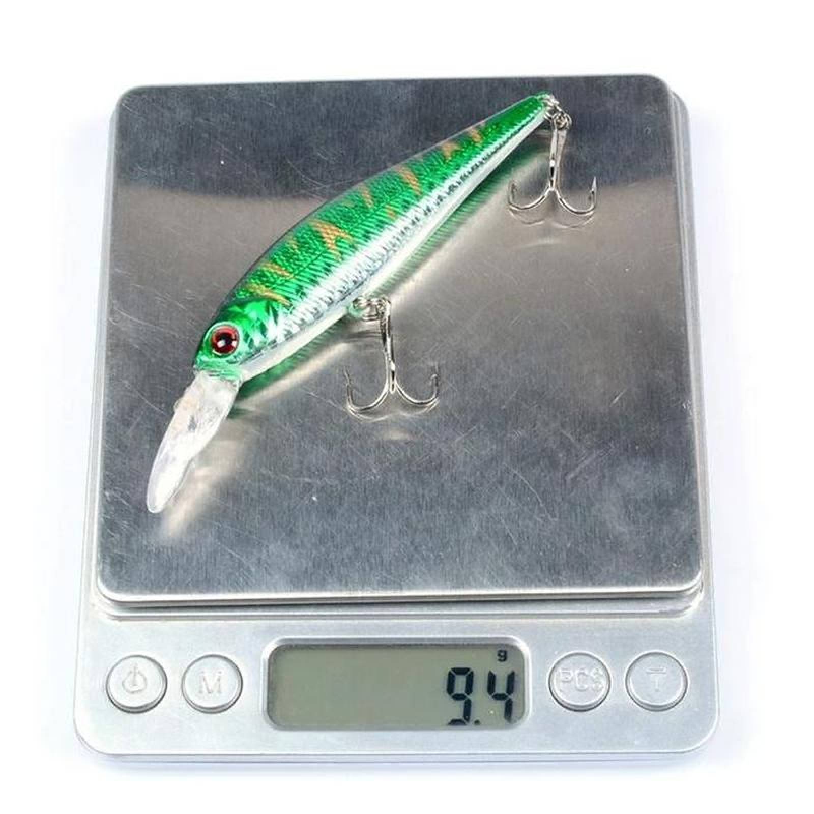 Señuelo de pesca Plástico ABC MXFGO-006-4 6Pzas 11cm Color al Azar Anzuelo Plástico ABS, FishiLingo