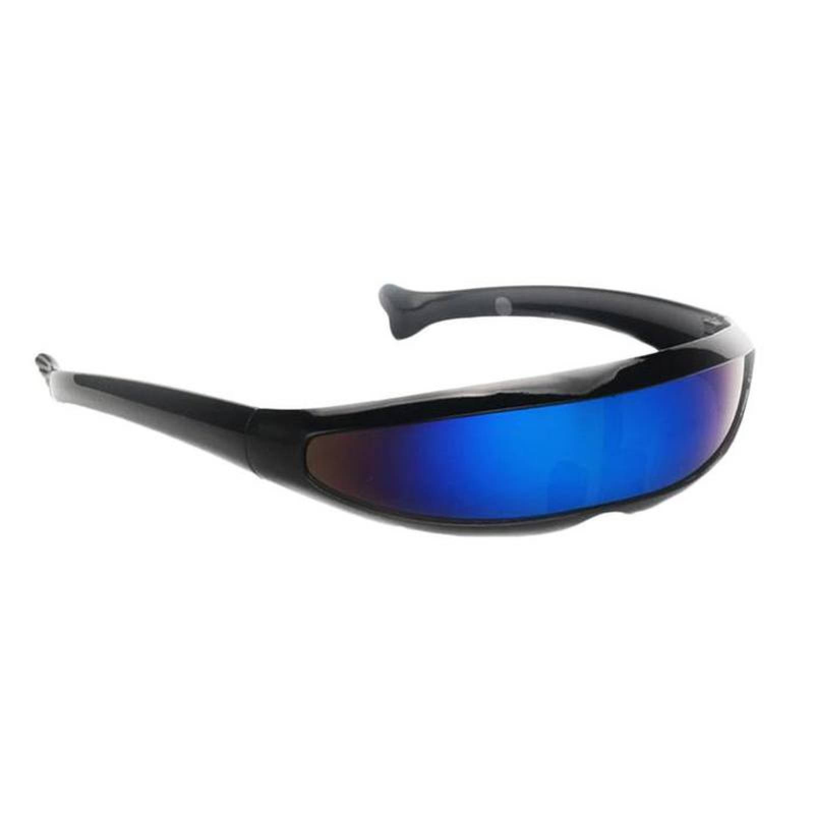 Lentes Divertidos MXDEY-001-3 Plástico Negro-Azul Unisex UV 400, DeeJayPro