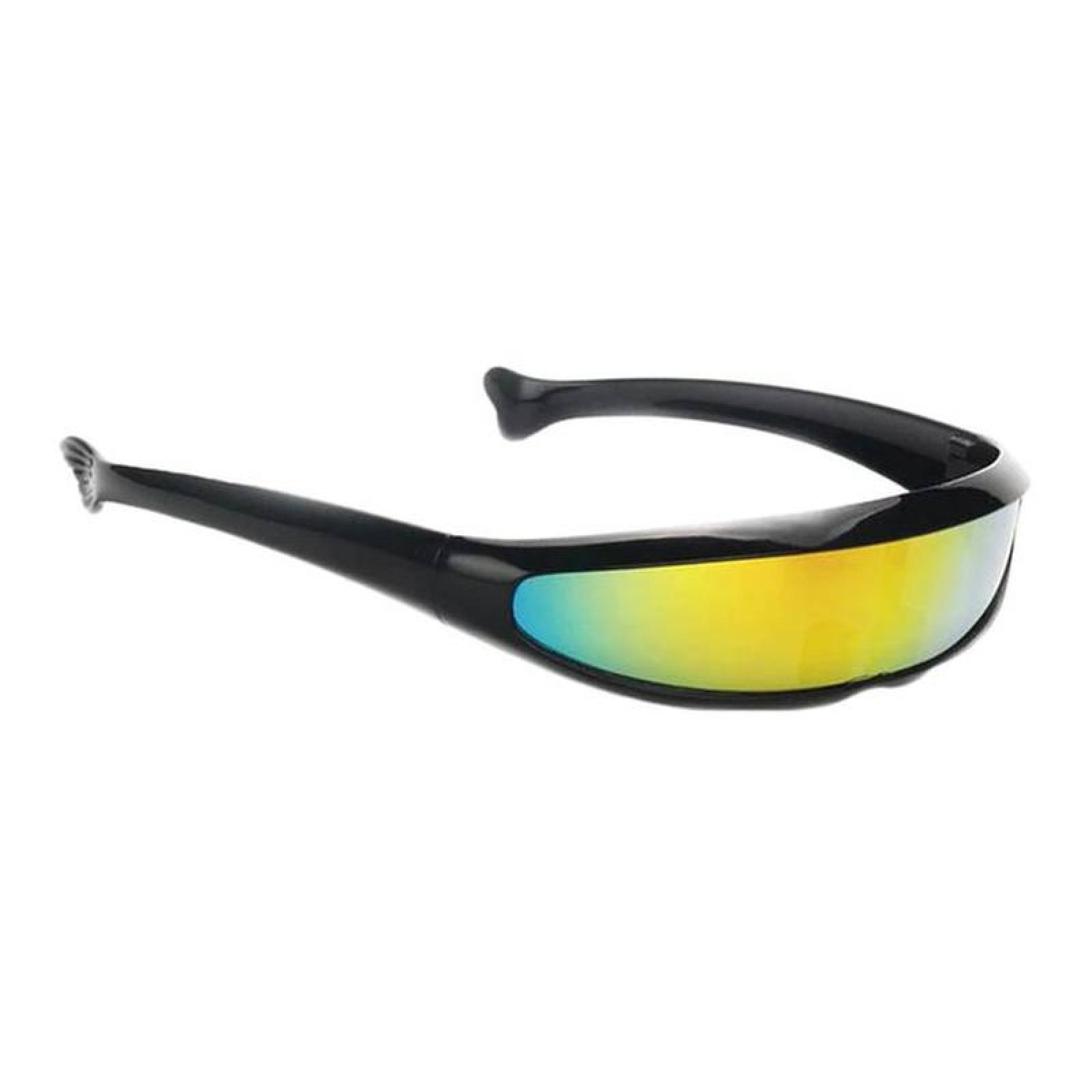 Lentes Para Dj MXDEY-002-1 Plástico Negro-Tornasol Unisex UV 400, DeeJayPro