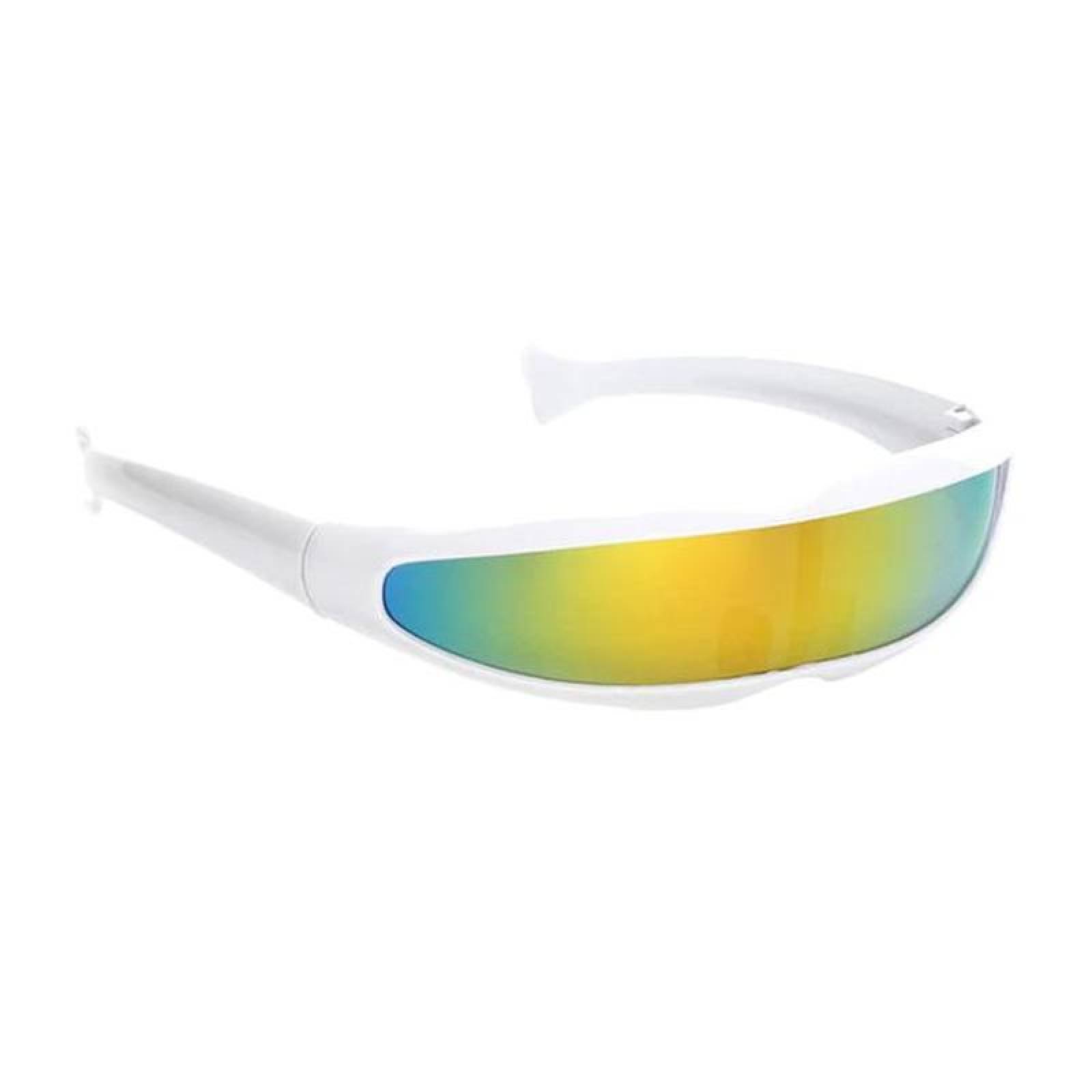 Gafas para Fiestas MXDEY-006-1 Plástico Blanco-Tornasol UnisexUV 400, DeeJayPro