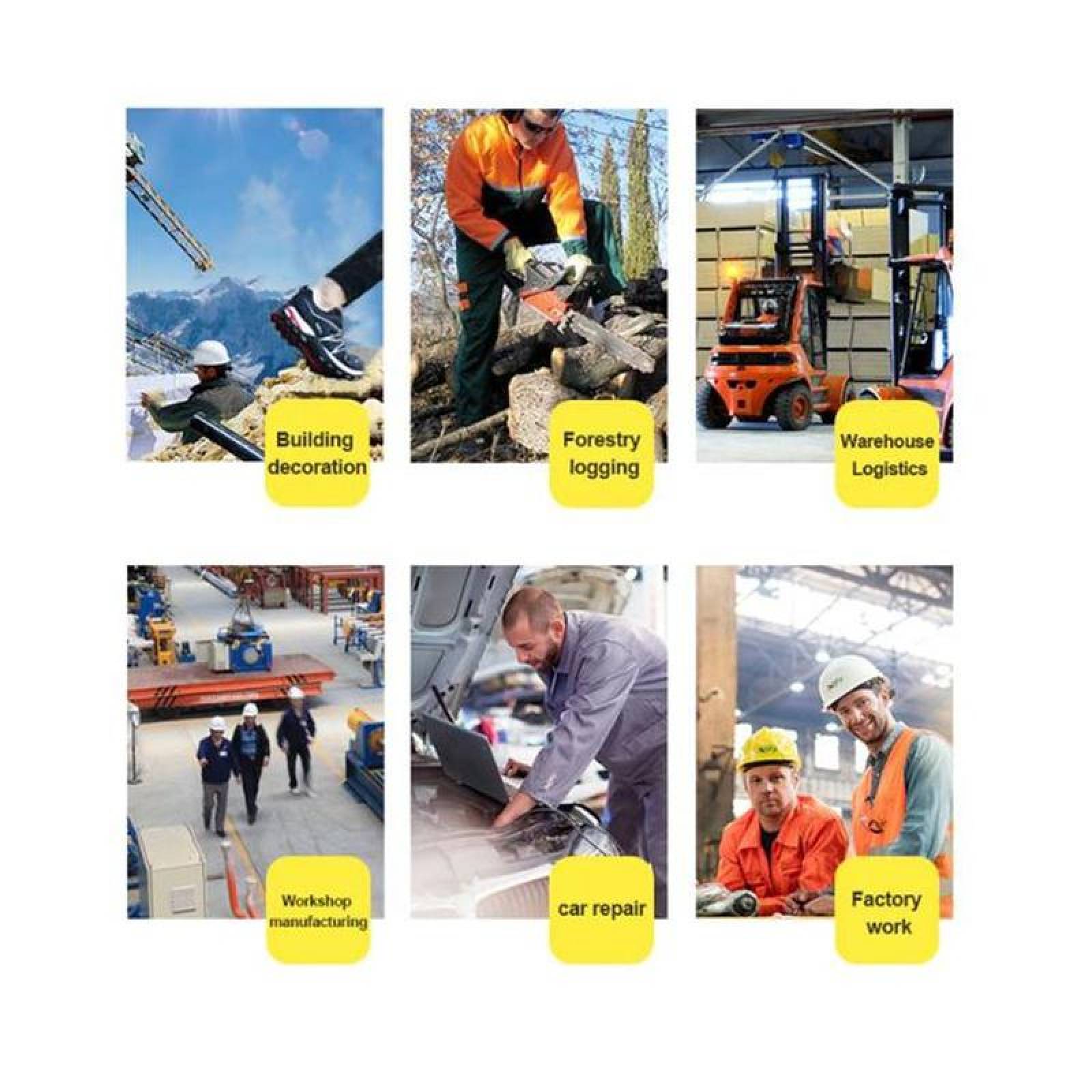 Botas Tenis para de Construcción MXKAC-025 Talla 28,5cm MX RosaNegro Plantilla Kevlar Suela EVA Punta de Acero Agujetas Ultra Ligero Transpirable KeyFtactic