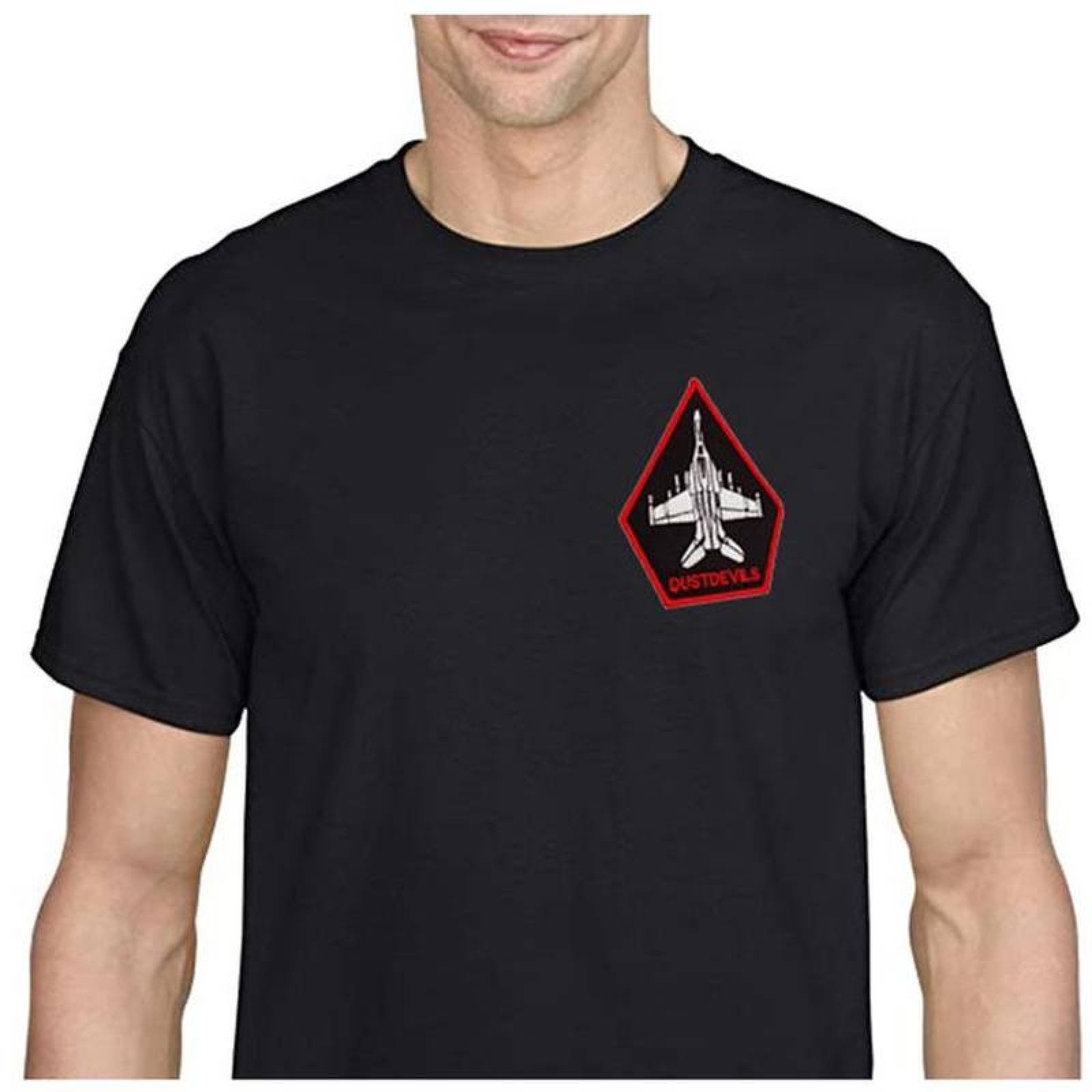 Parche Bordado Velcro MXDDV-002-5 2 Parche JetFighter03 10x8cm Rojo Negro Bordado con Velcro, JetFighter03