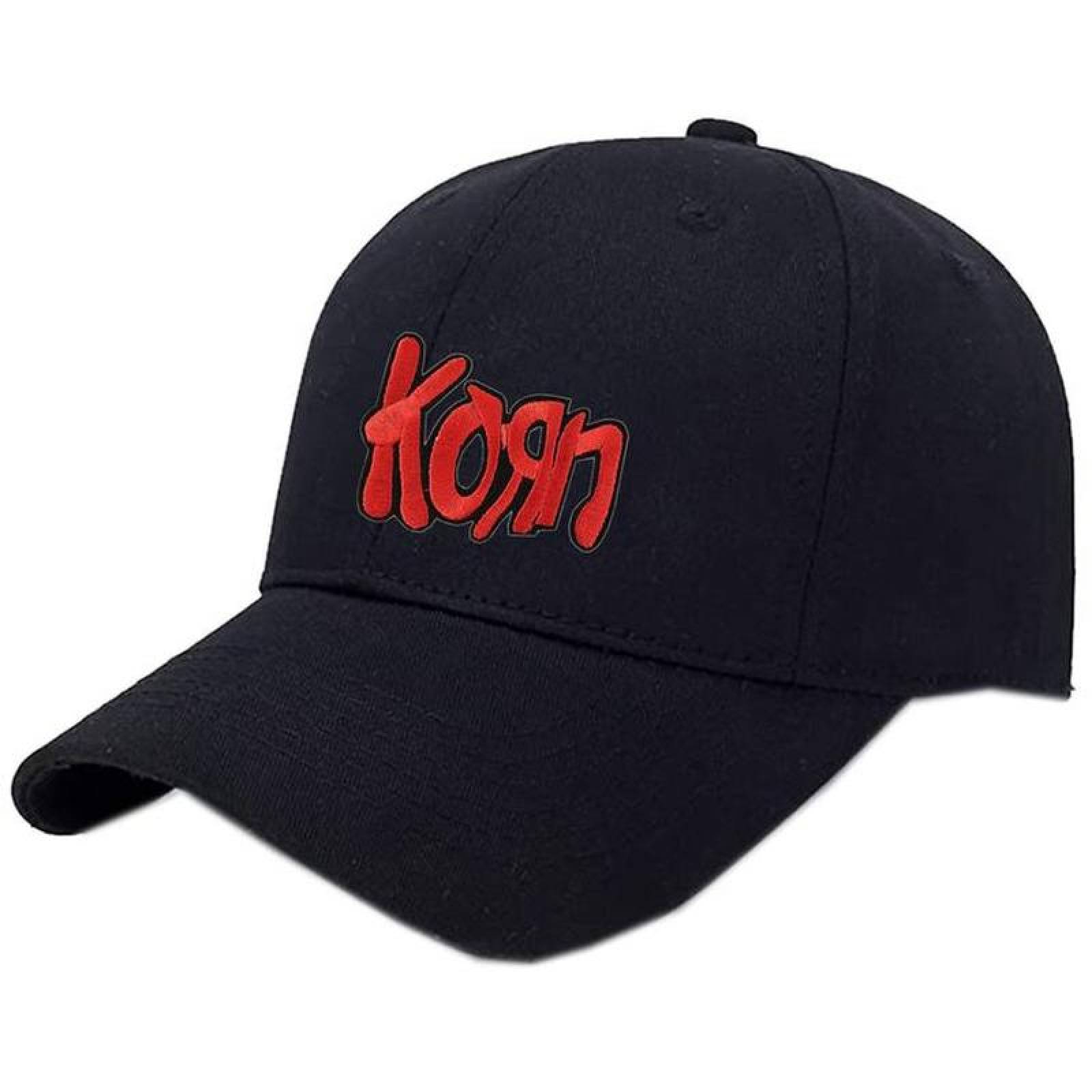 Korn Parches Decorativos MXRKN-004-4 4 Parches Korn 7x5,1cm NegroRojo Bordado Adhesivo para Planchar, Music20